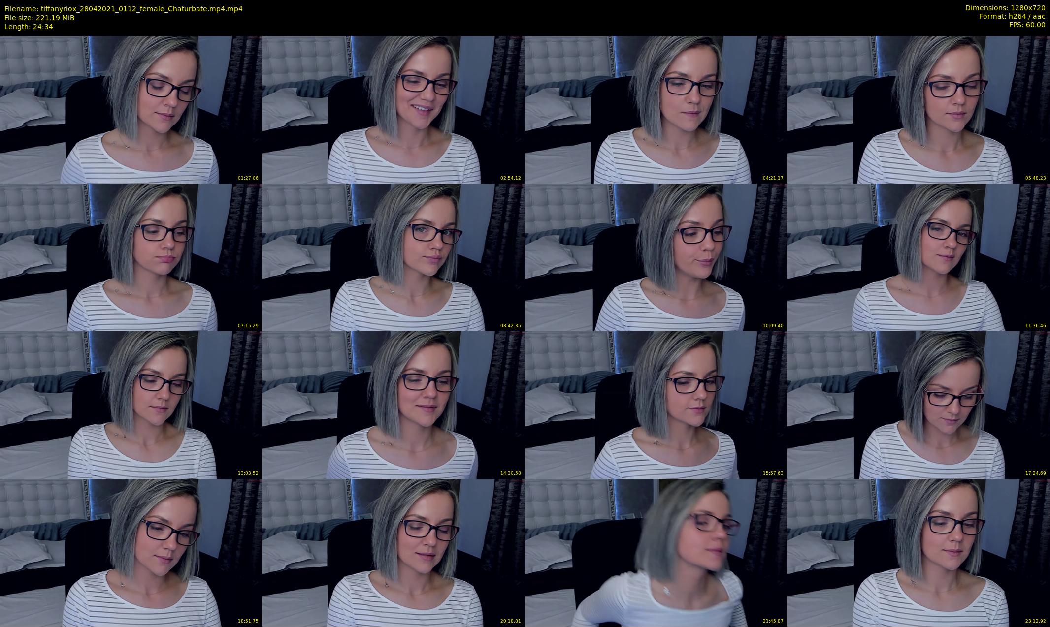 tiffanyriox — 25 minute Chaturbate female cam show recording, 720p, Apr 28, 2021