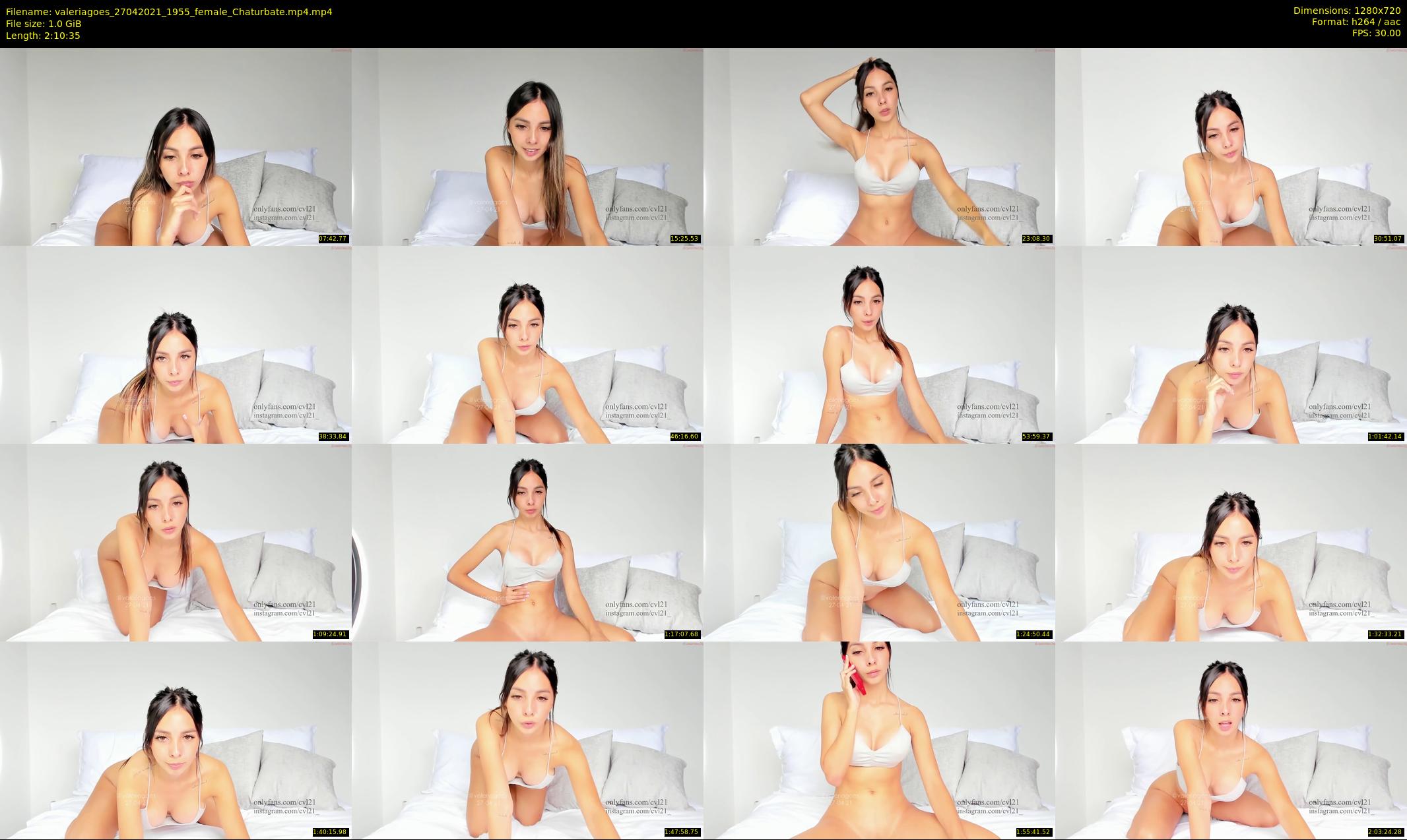 valeriagoes — 131 minute Chaturbate female cam show recording, 720p, Apr 27, 2021