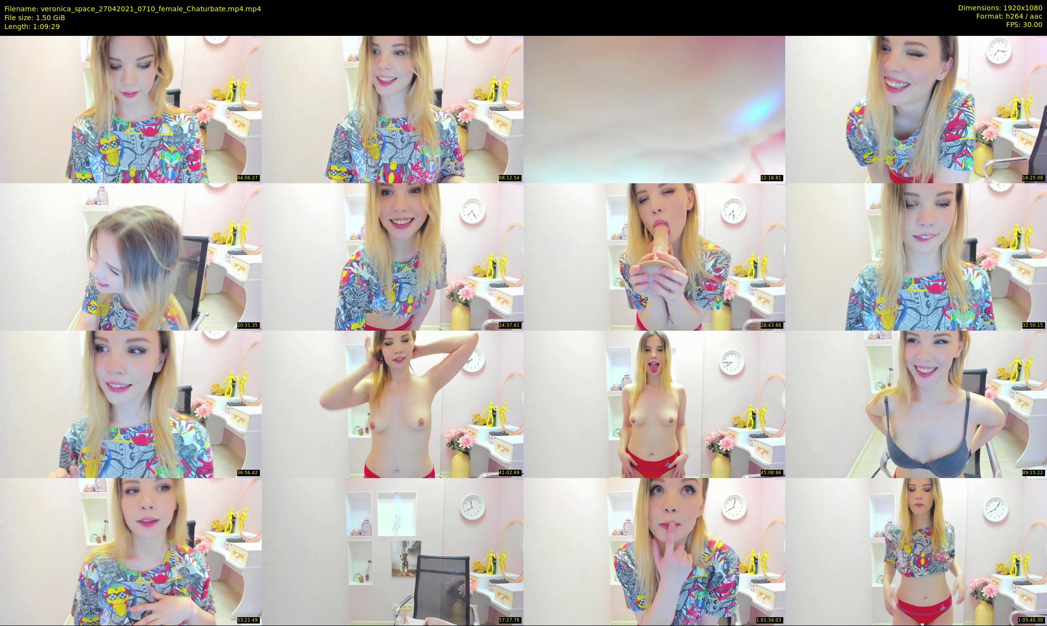 veronica_space — 70 minute Chaturbate female cam show recording, 1080p, Apr 27, 2021