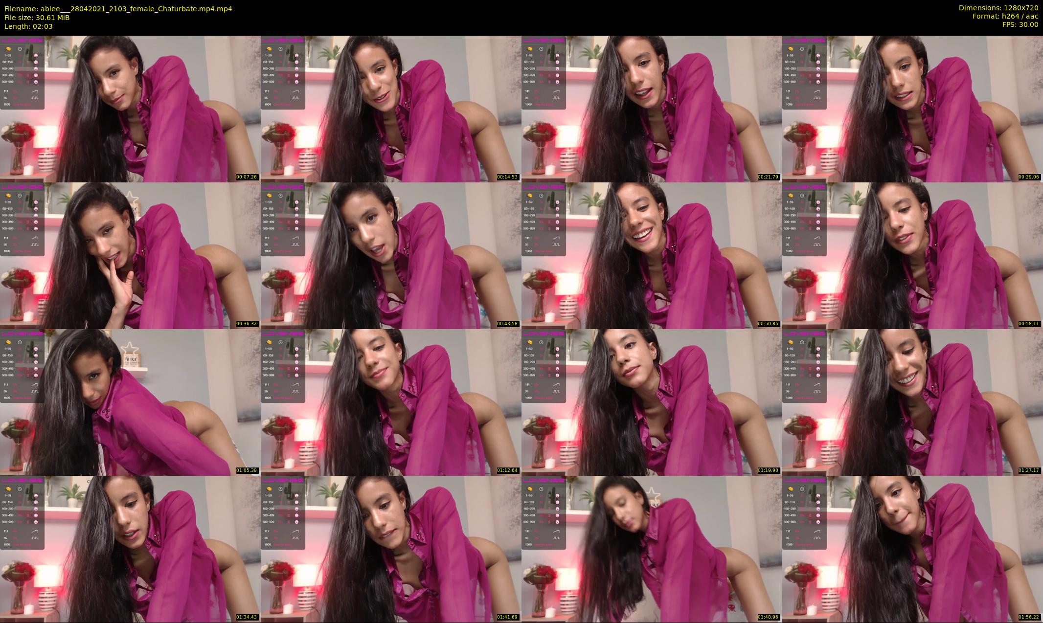 abiee__ — 3 minute Chaturbate female cam show recording, 720p, Apr 28, 2021