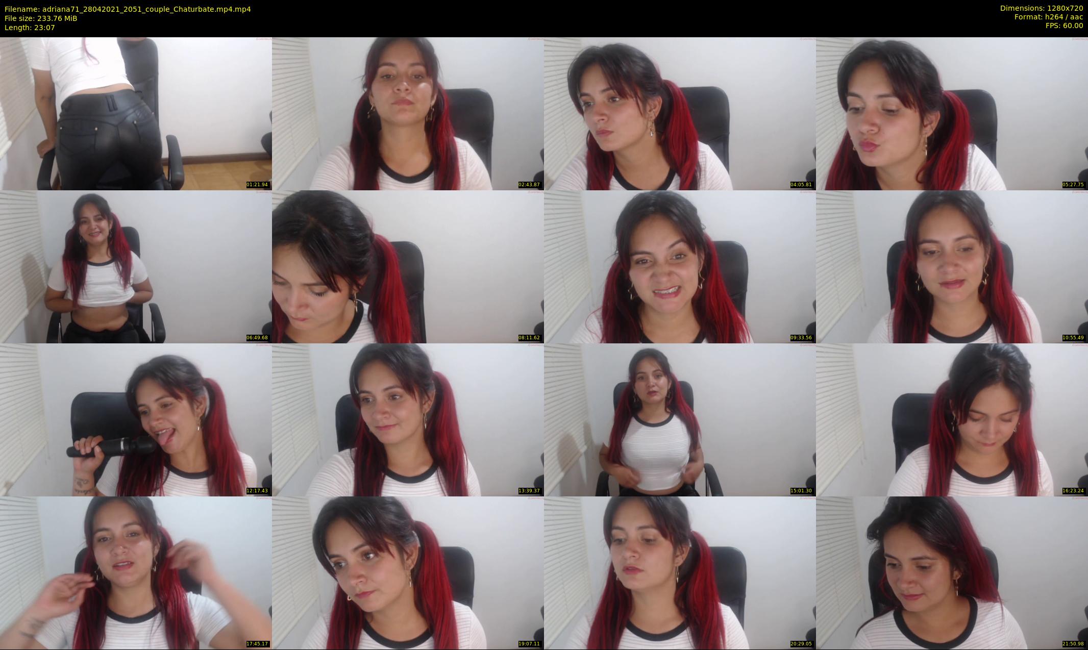 adriana71 — 24 minute Chaturbate couple cam show recording, 720p, Apr 28, 2021