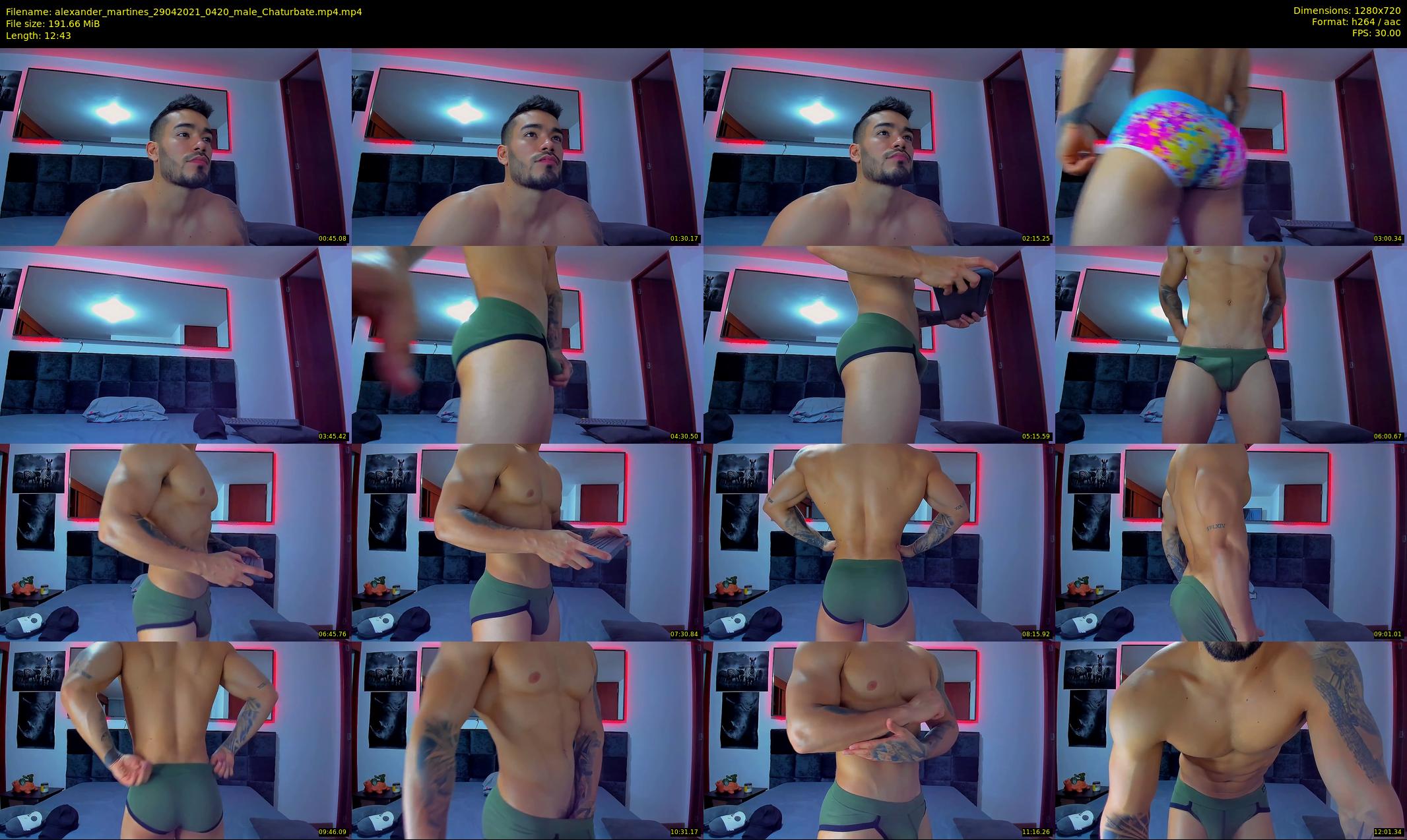 alexander_martines — 13 minute Chaturbate male cam show recording, 720p, Apr 29, 2021