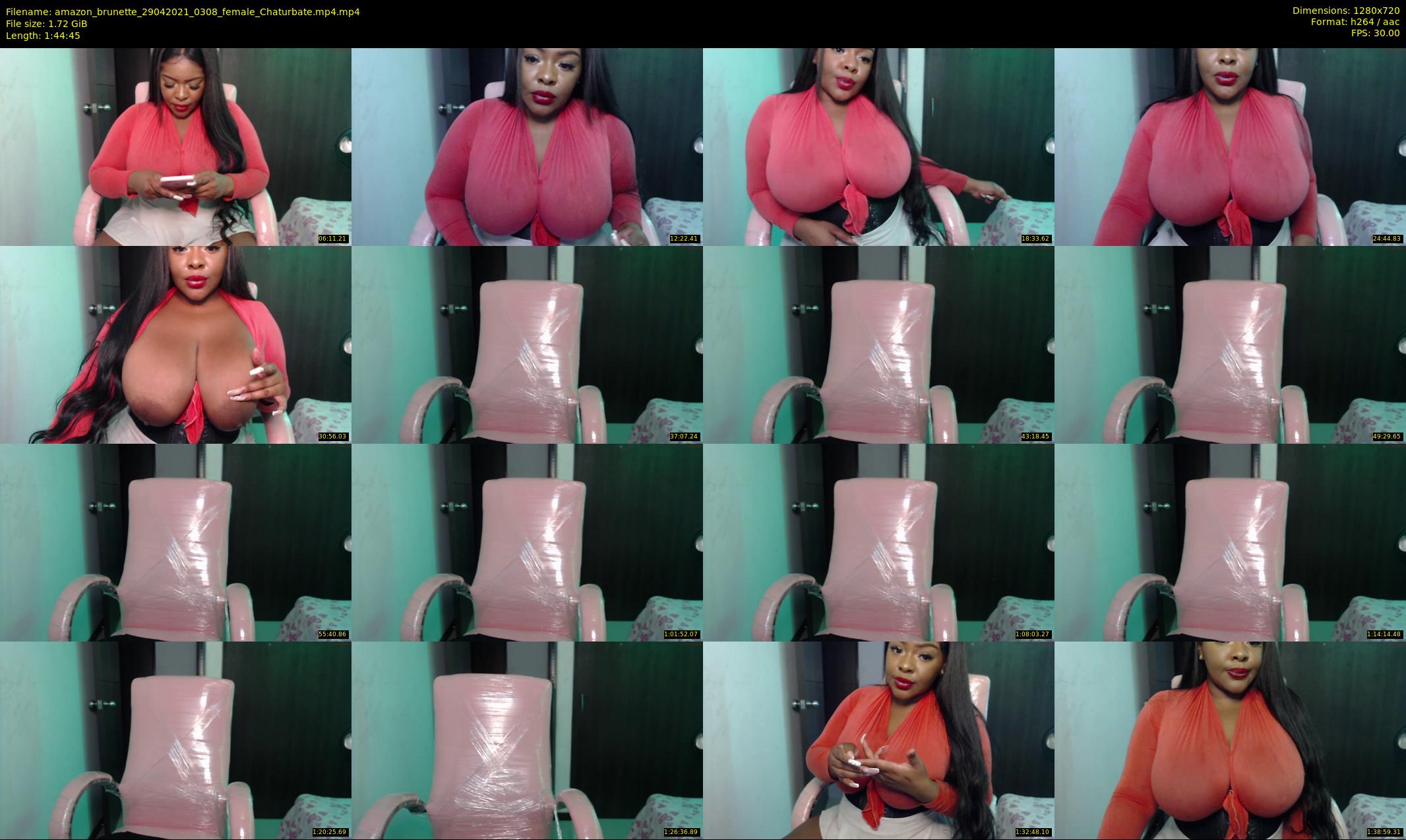 amazon_brunette — 105 minute Chaturbate female cam show recording, 720p, Apr 29, 2021