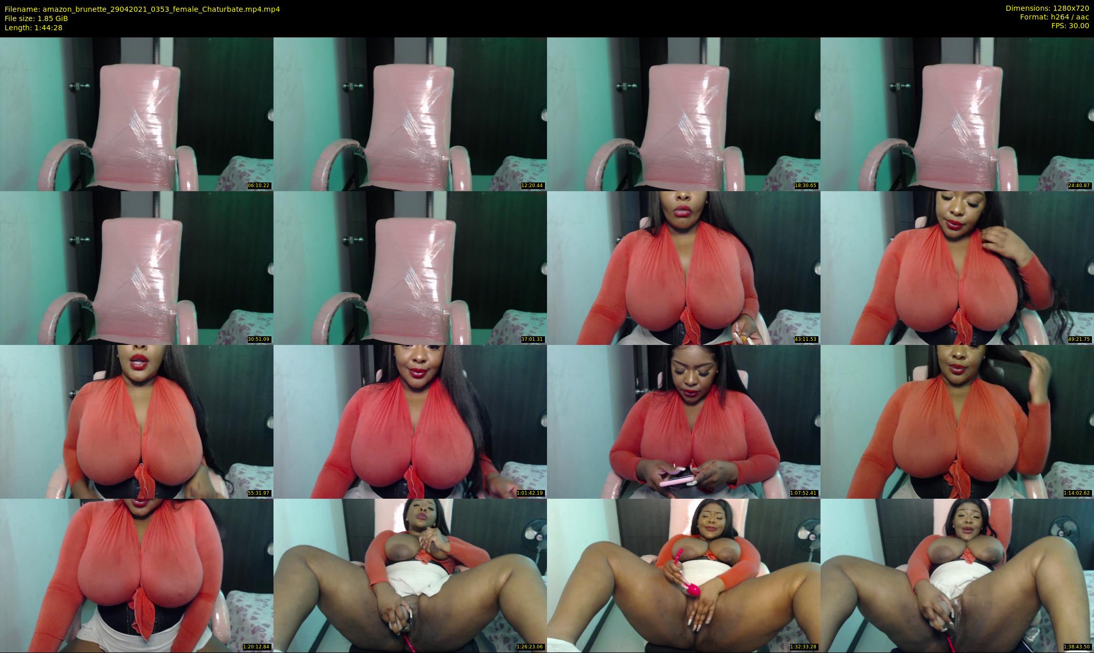 amazon_brunette — 105 minute Chaturbate female cam show recording, 720p, Apr 29, 2021