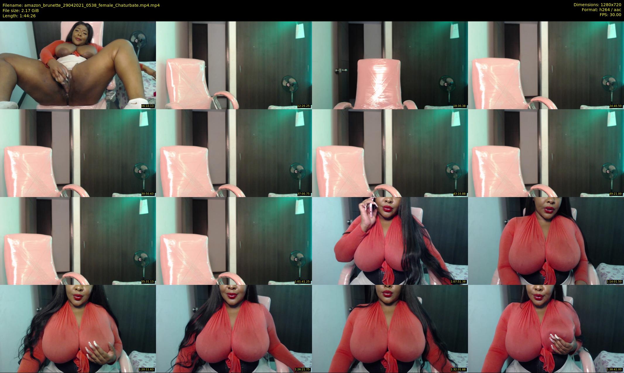 amazon_brunette — 105 minute Chaturbate female cam show recording, 720p, Apr 29, 2021