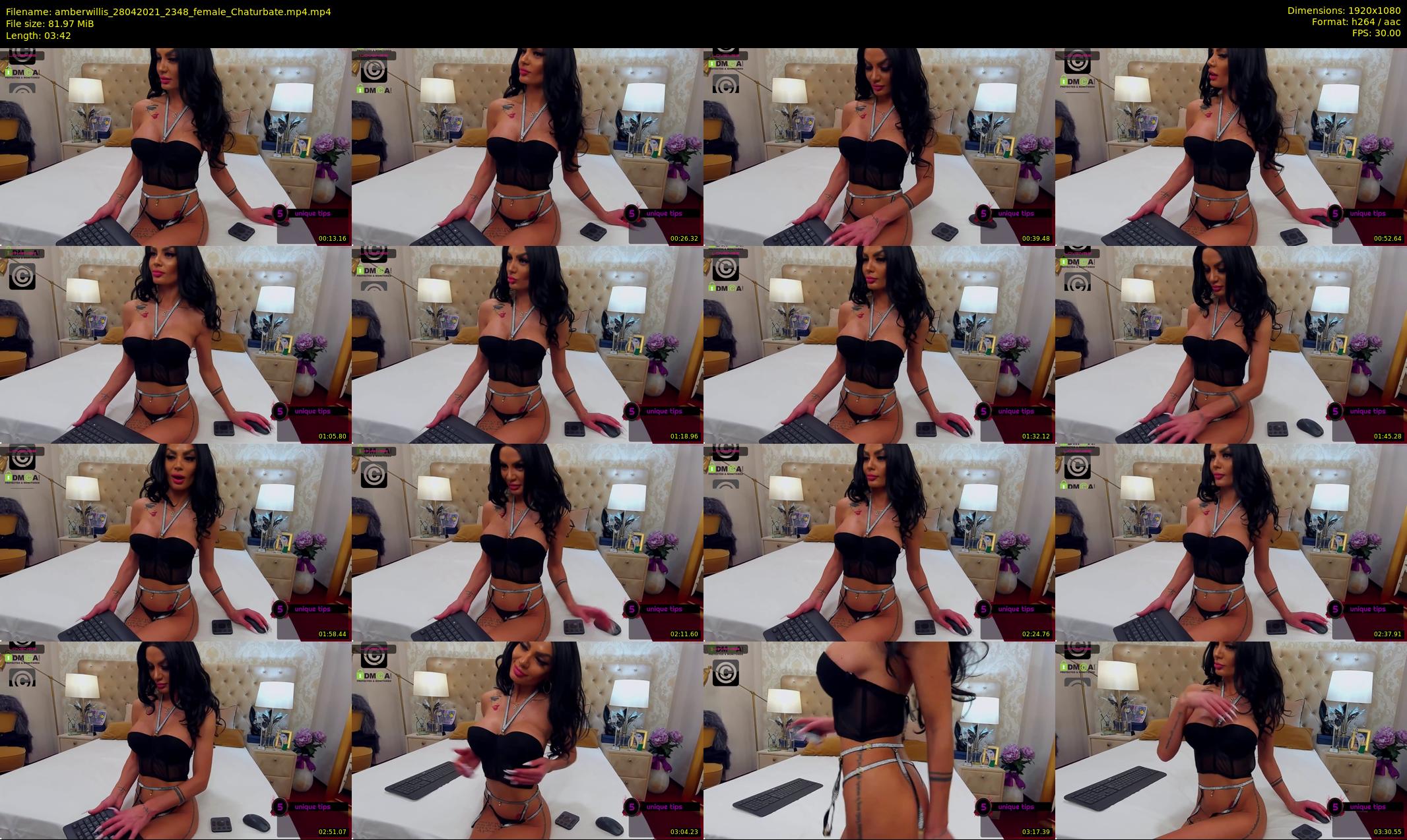 amberwillis — 4 minute Chaturbate female cam show recording, 1080p, Apr 28, 2021