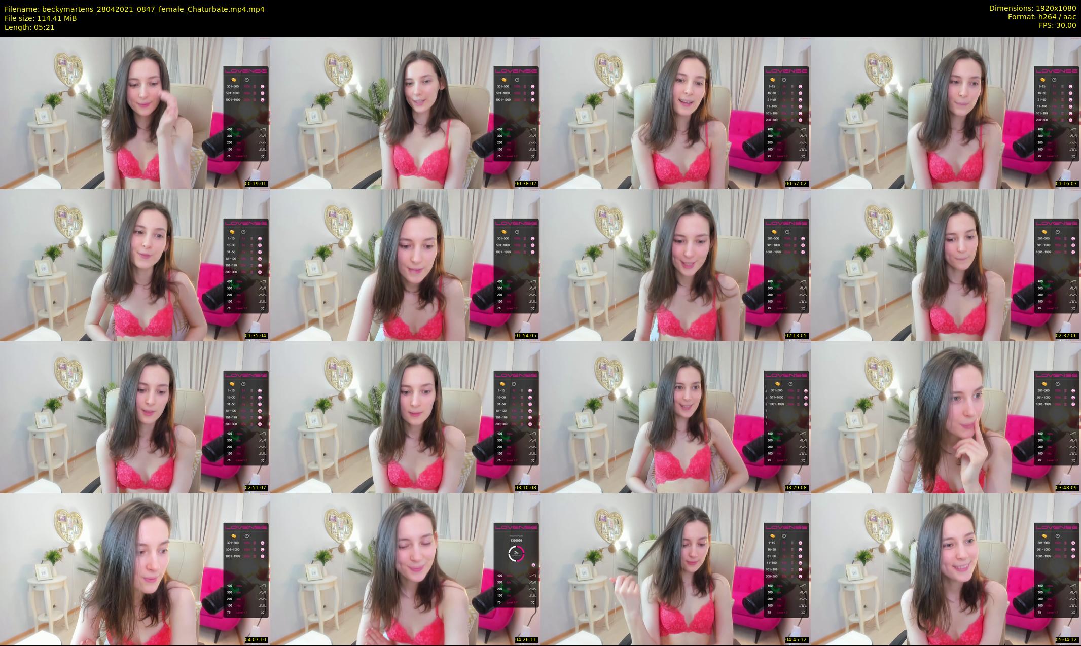 beckymartens — 6 minute Chaturbate female cam show recording, 1080p, Apr 28, 2021