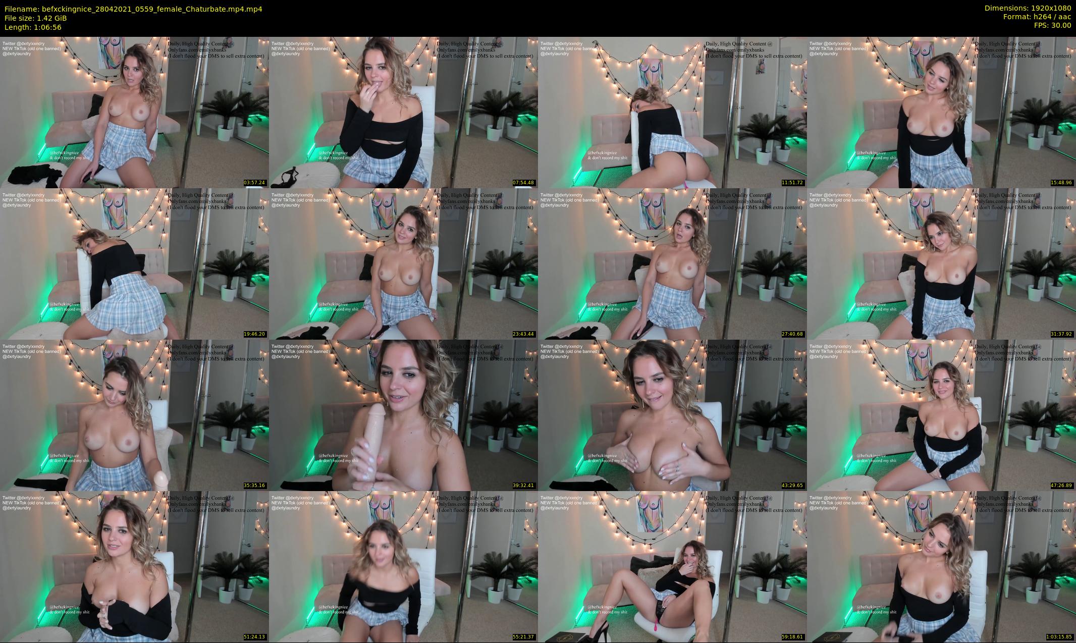 befxckingnice — 67 minute Chaturbate female cam show recording, 1080p, Apr 28, 2021