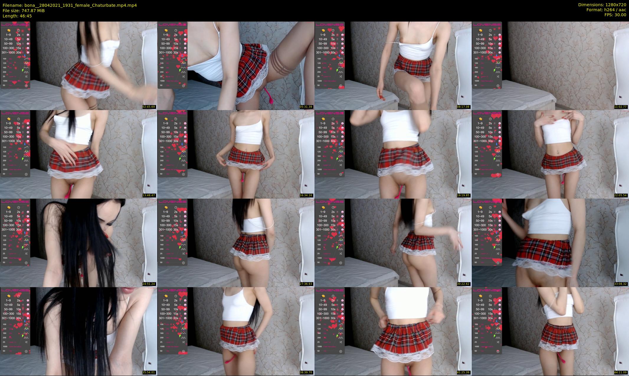 bona_ — 47 minute Chaturbate female cam show recording, 720p, Apr 28, 2021