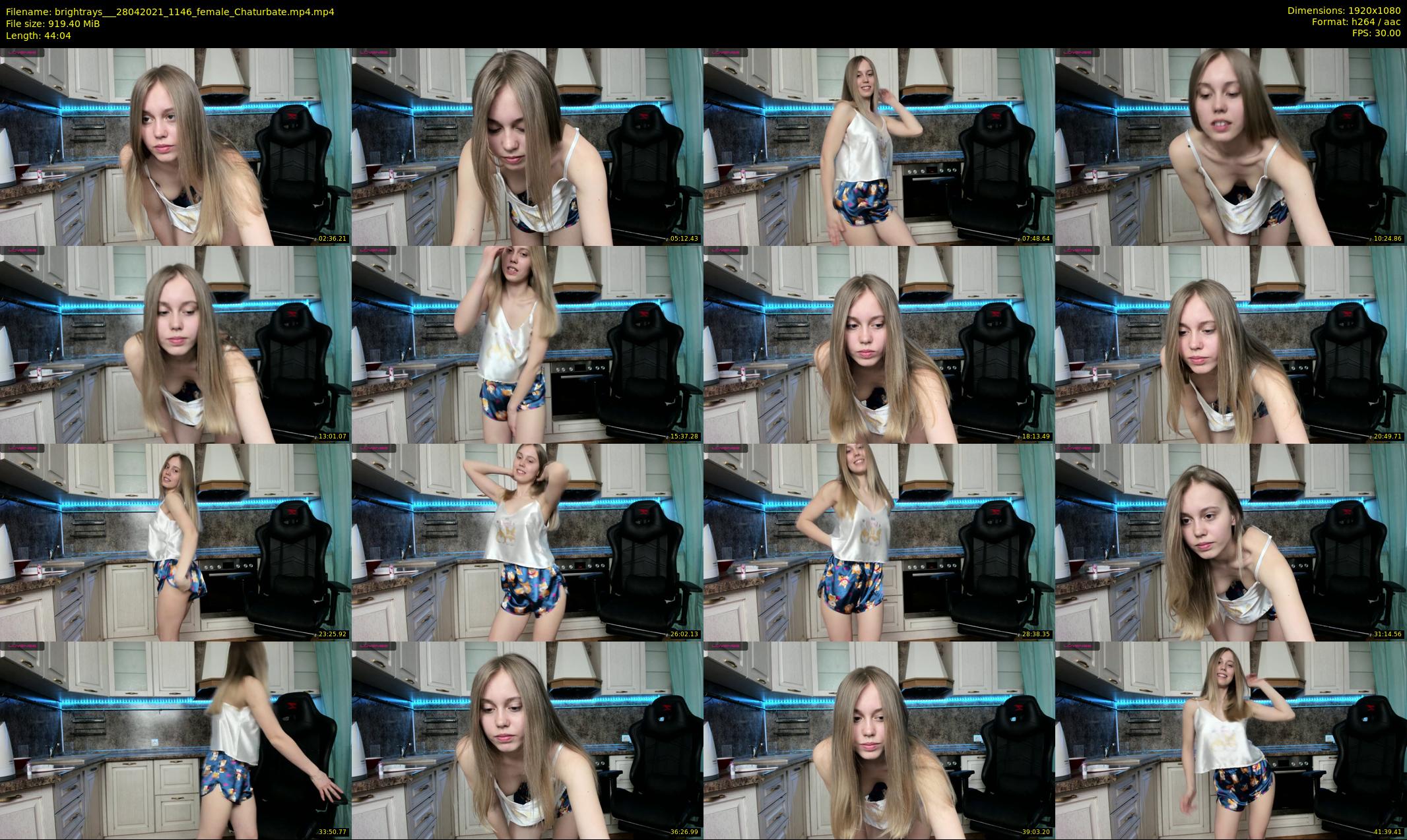 brightrays__ — 45 minute Chaturbate female cam show recording, 1080p, Apr 28, 2021
