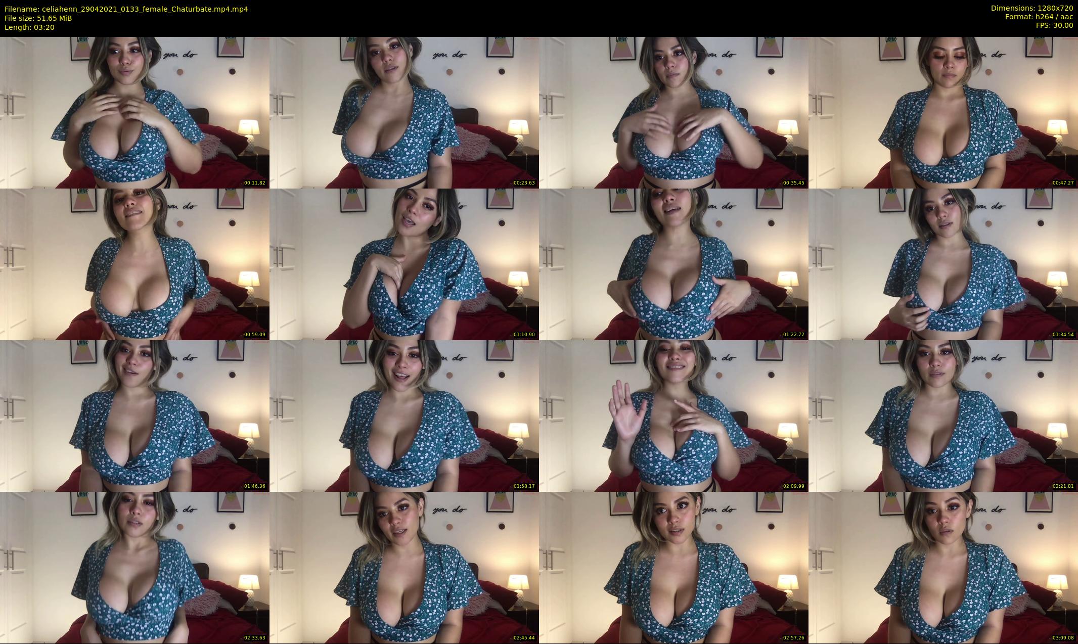 celiahenn — 4 minute Chaturbate female cam show recording, 720p, Apr 29, 2021