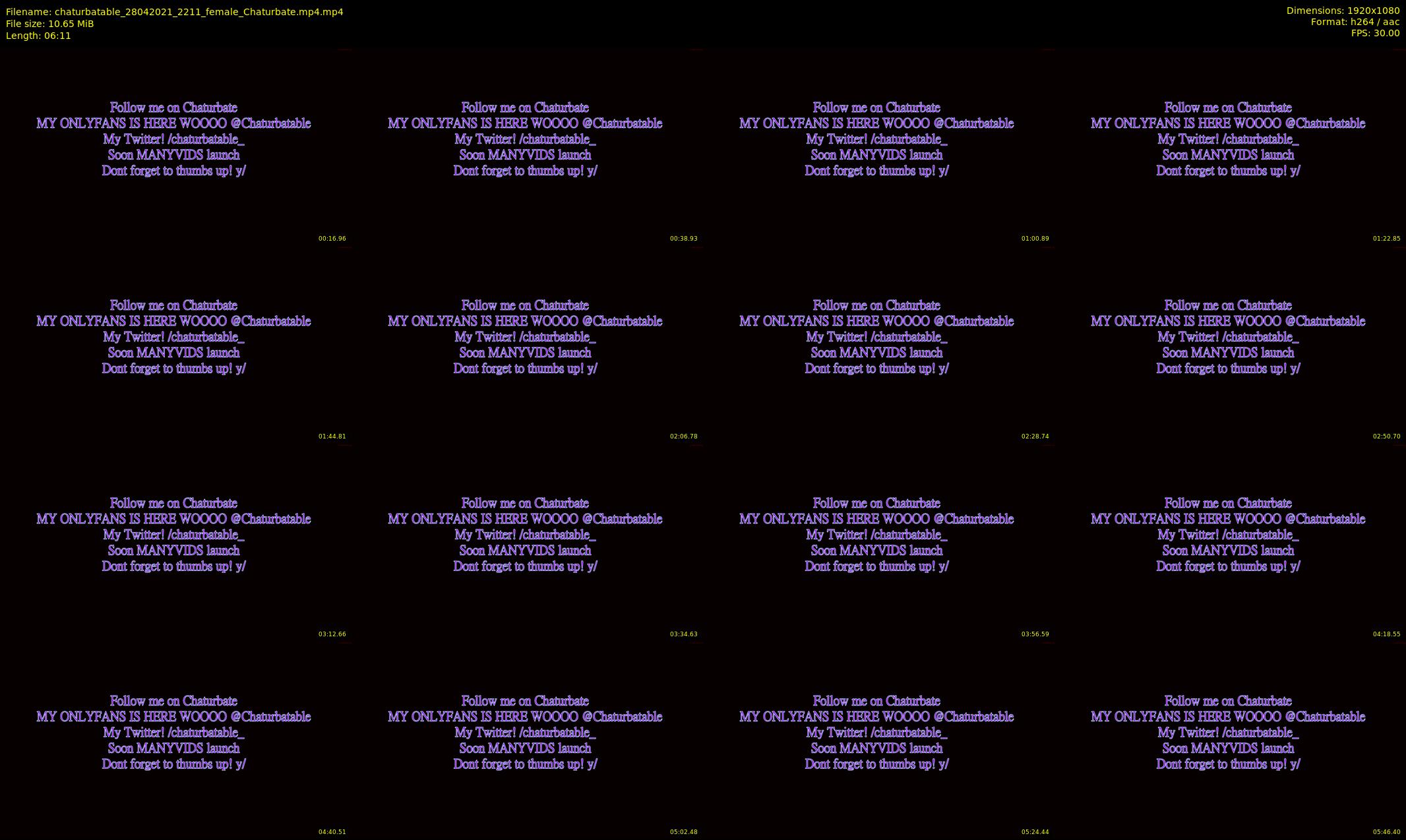 chaturbatable — 7 minute Chaturbate couple cam show recording, 1080p, Apr 28, 2021