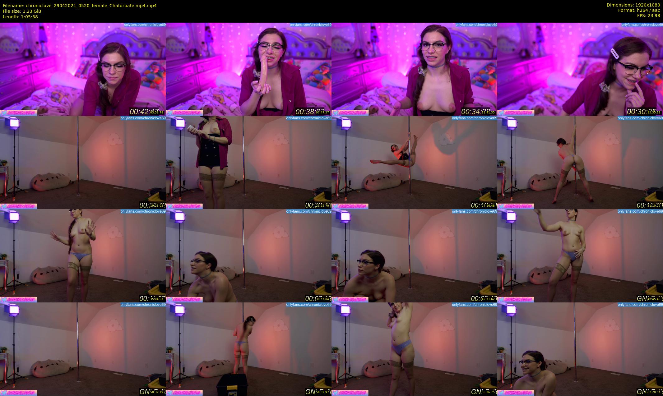chroniclove — 66 minute Chaturbate female cam show recording, 1080p, Apr 29, 2021