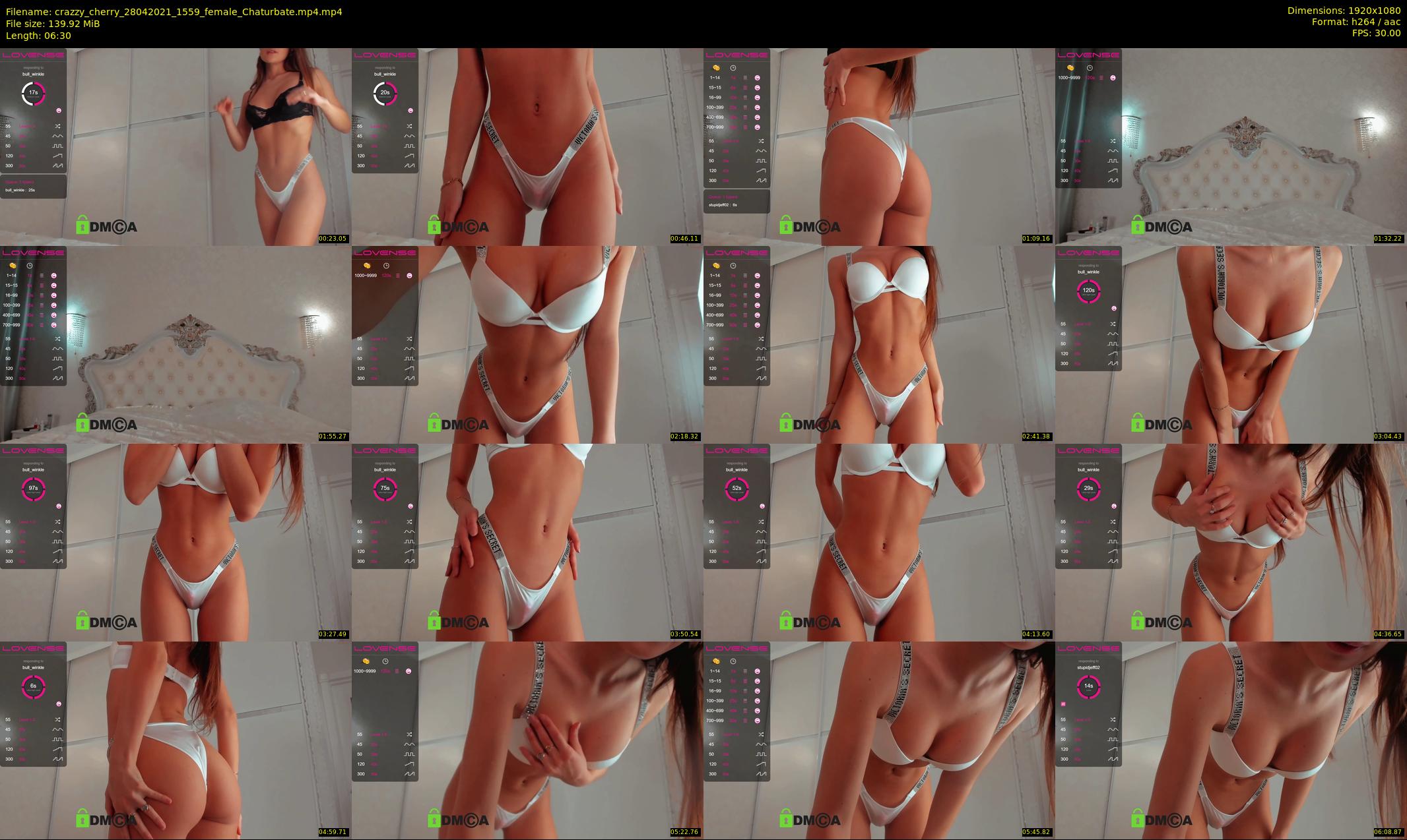 crazzy_cherry — 7 minute Chaturbate female cam show recording, 1080p, Apr 28, 2021