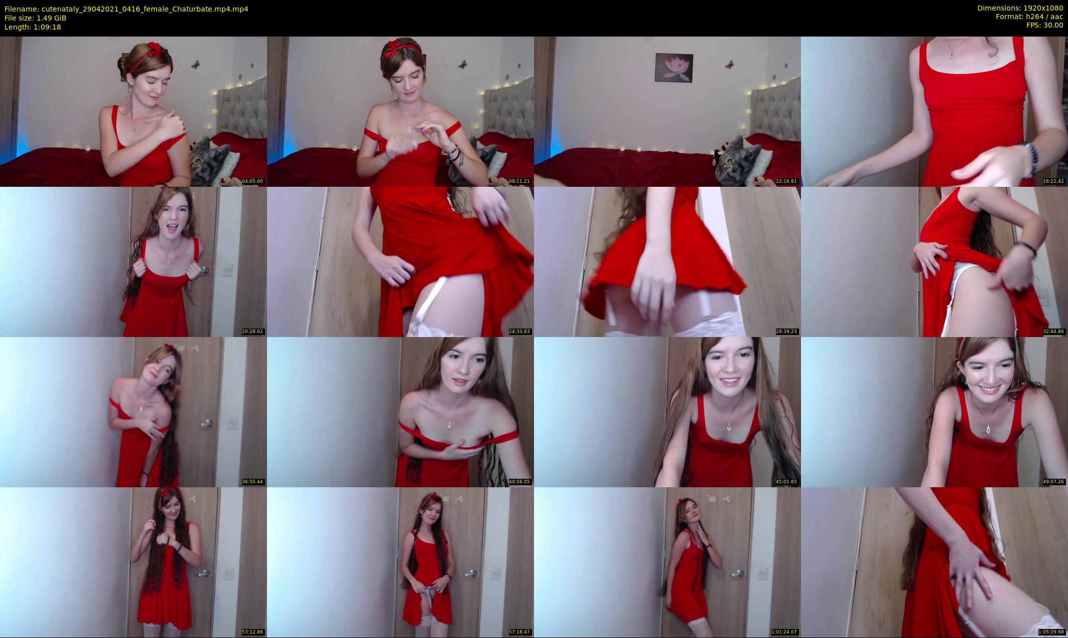 cutenataly — 70 minute Chaturbate female cam show recording, 1080p, Apr 29, 2021
