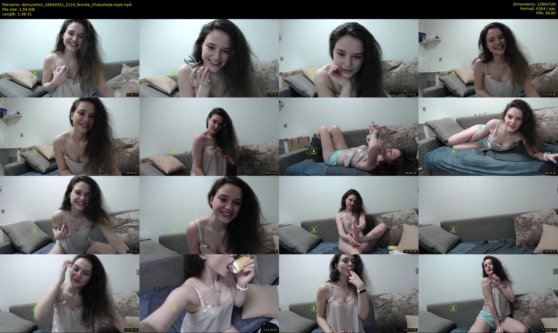 demurelixir — 99 minute Chaturbate female cam show recording, 720p, Apr 28, 2021