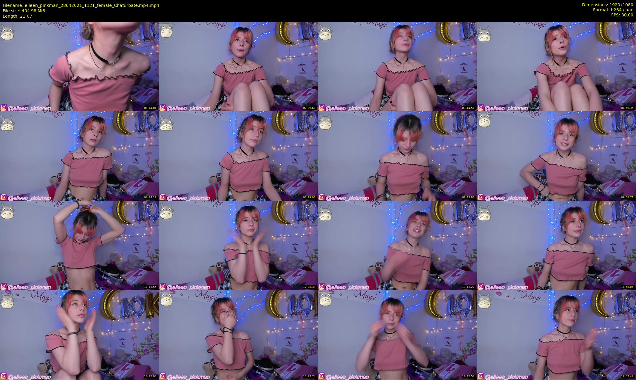 eileen_pinkman — 22 minute Chaturbate female cam show recording, 1080p, Apr 28, 2021