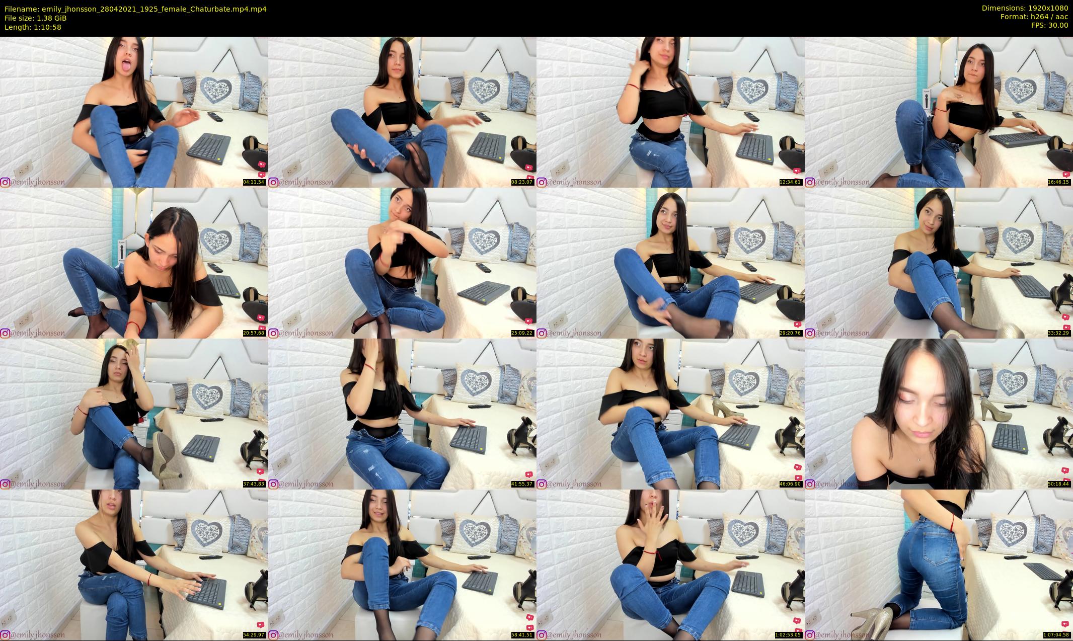 emily_jhonsson — 71 minute Chaturbate female cam show recording, 1080p, Apr 28, 2021
