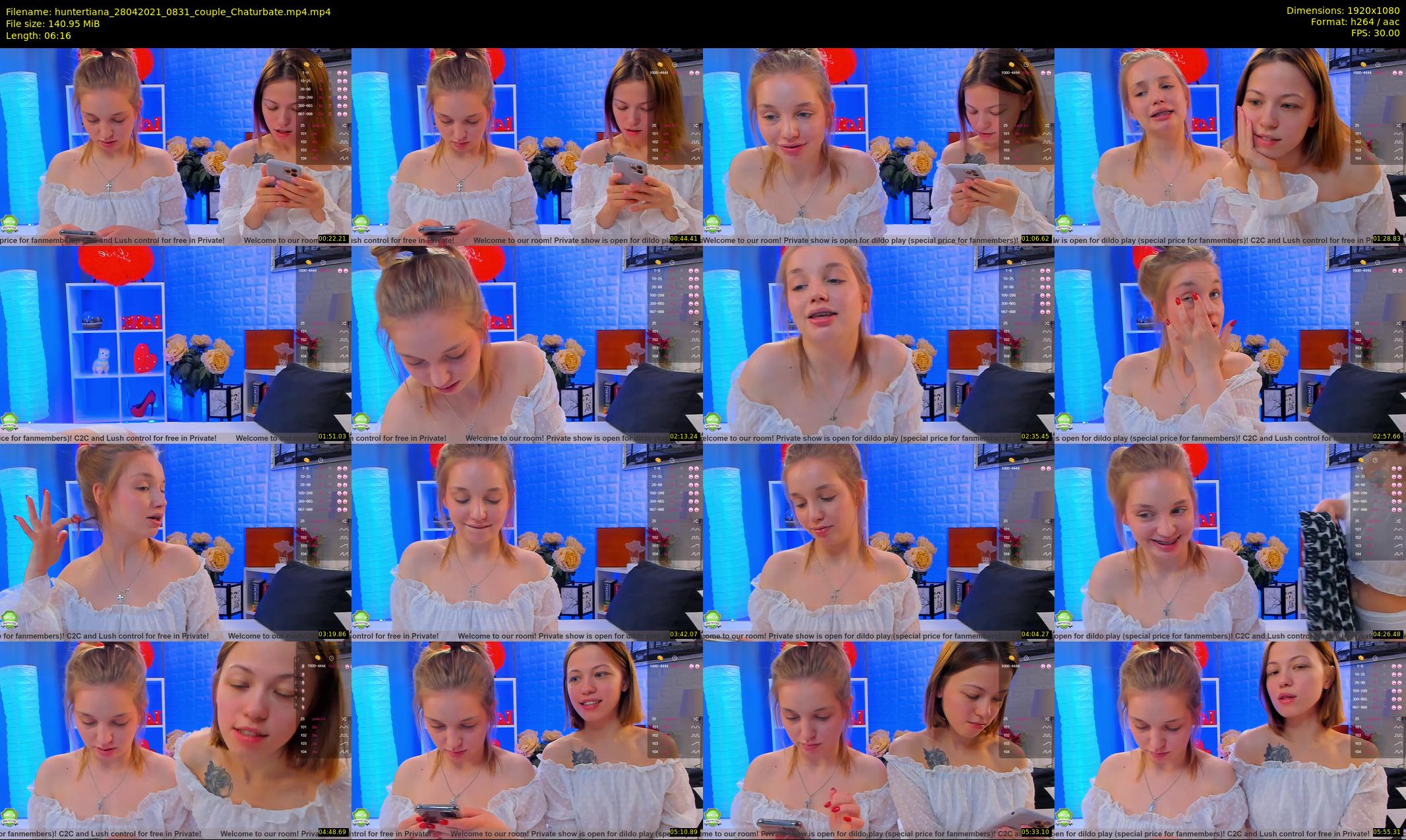 huntertiana — 7 minute Chaturbate female cam show recording, 1080p, Apr 28, 2021