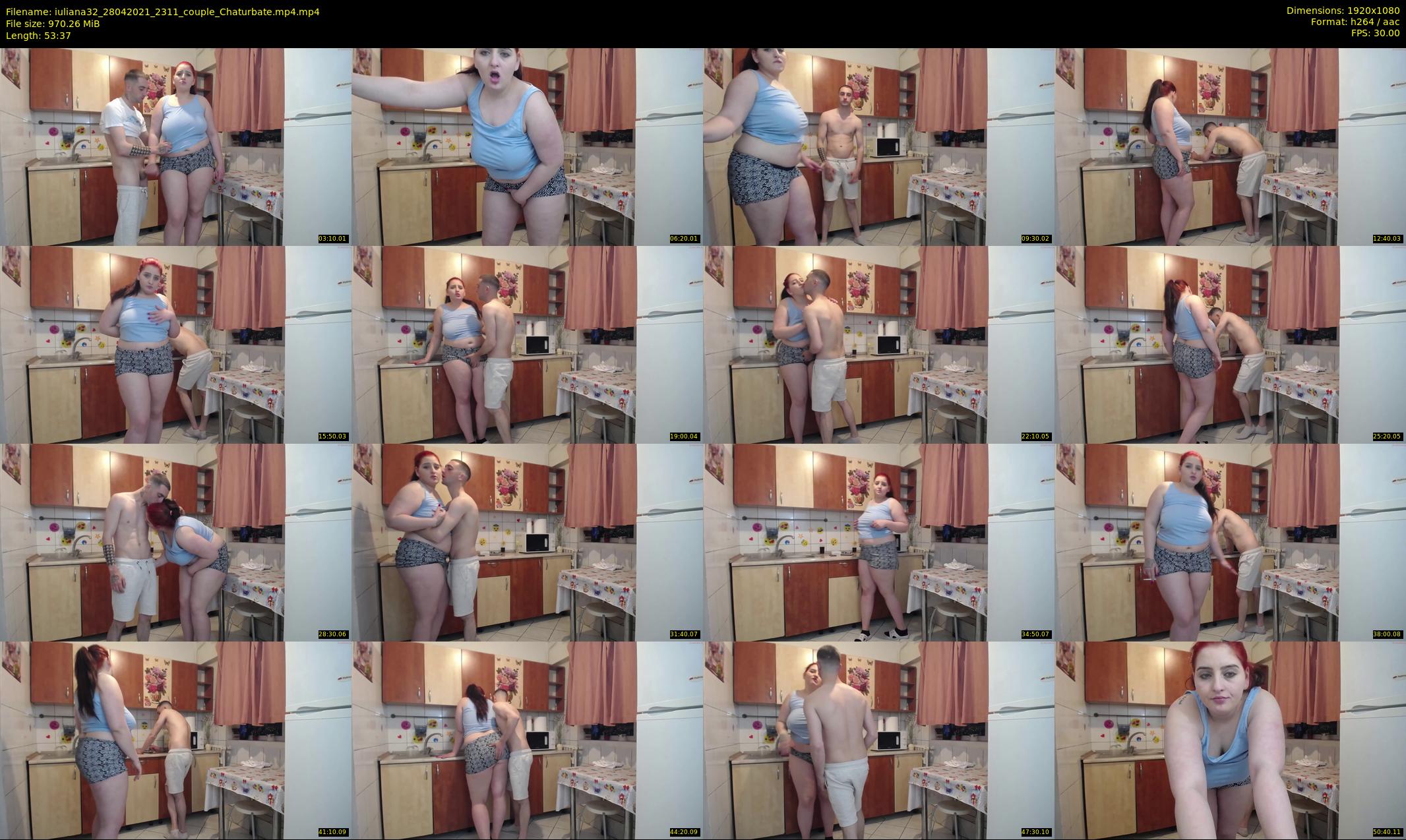 iuliana32 — 54 minute Chaturbate couple cam show recording, 1080p, Apr 28, 2021