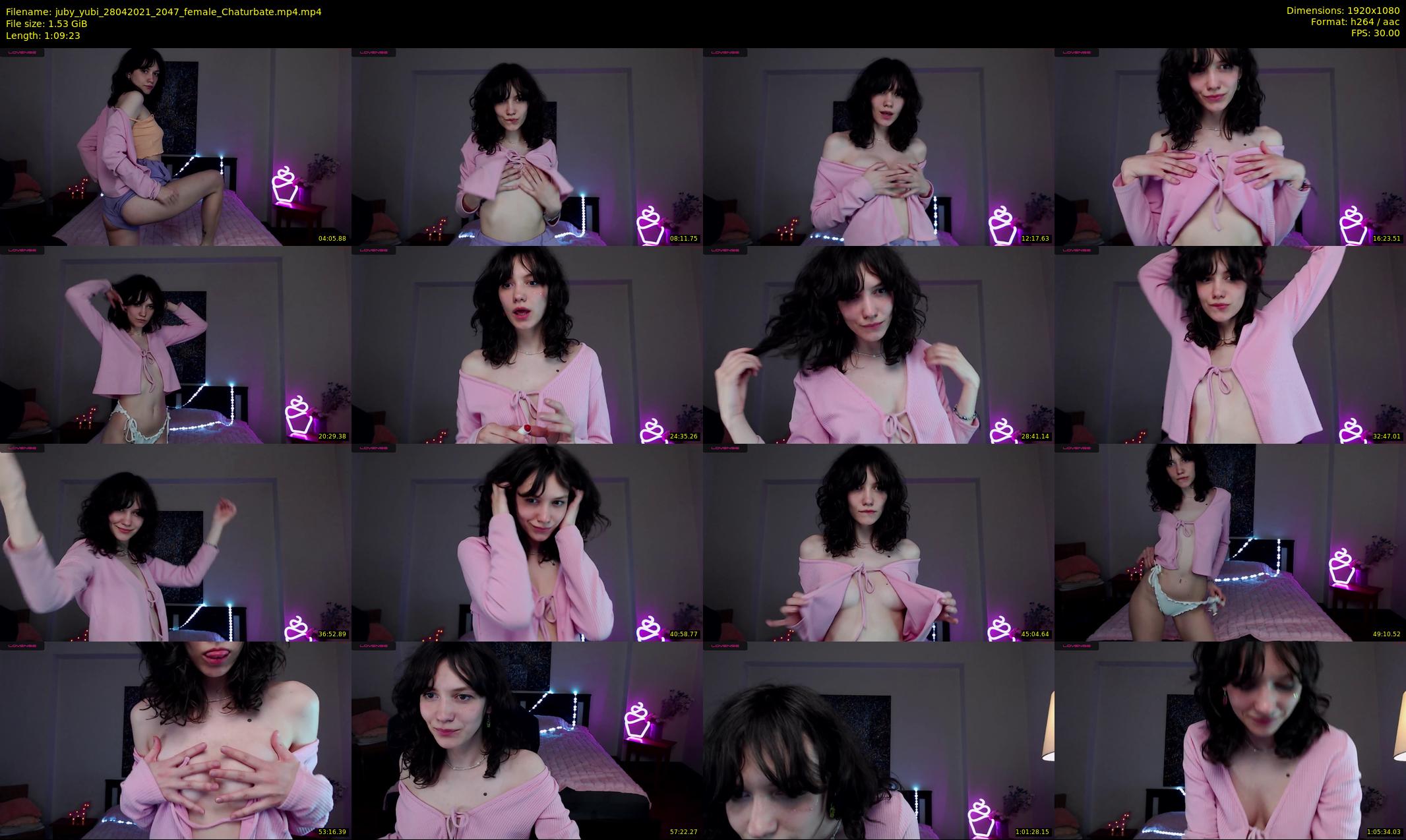 juby_yubi — 70 minute Chaturbate female cam show recording, 1080p, Apr 28, 2021