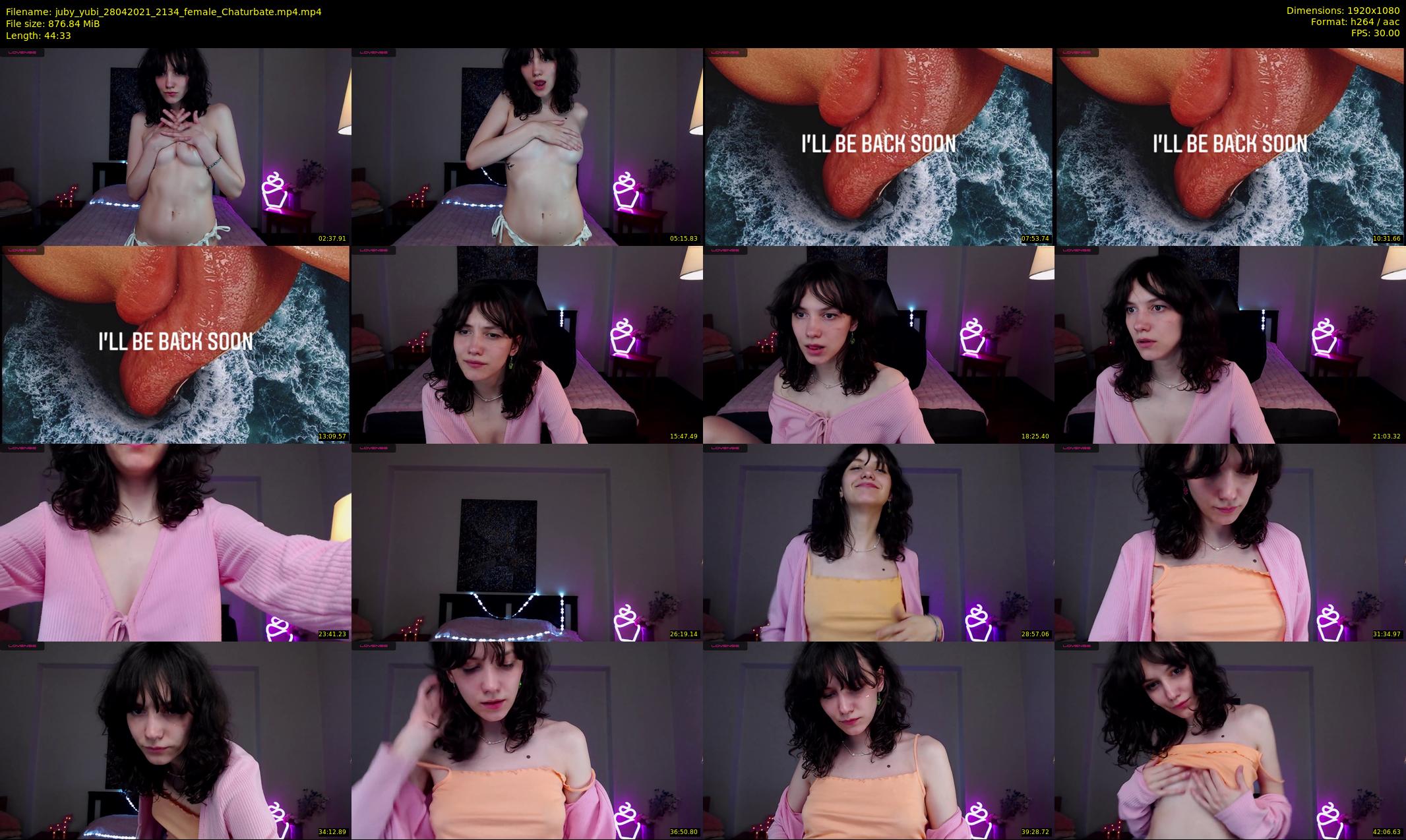 juby_yubi — 45 minute Chaturbate female cam show recording, 1080p, Apr 28, 2021