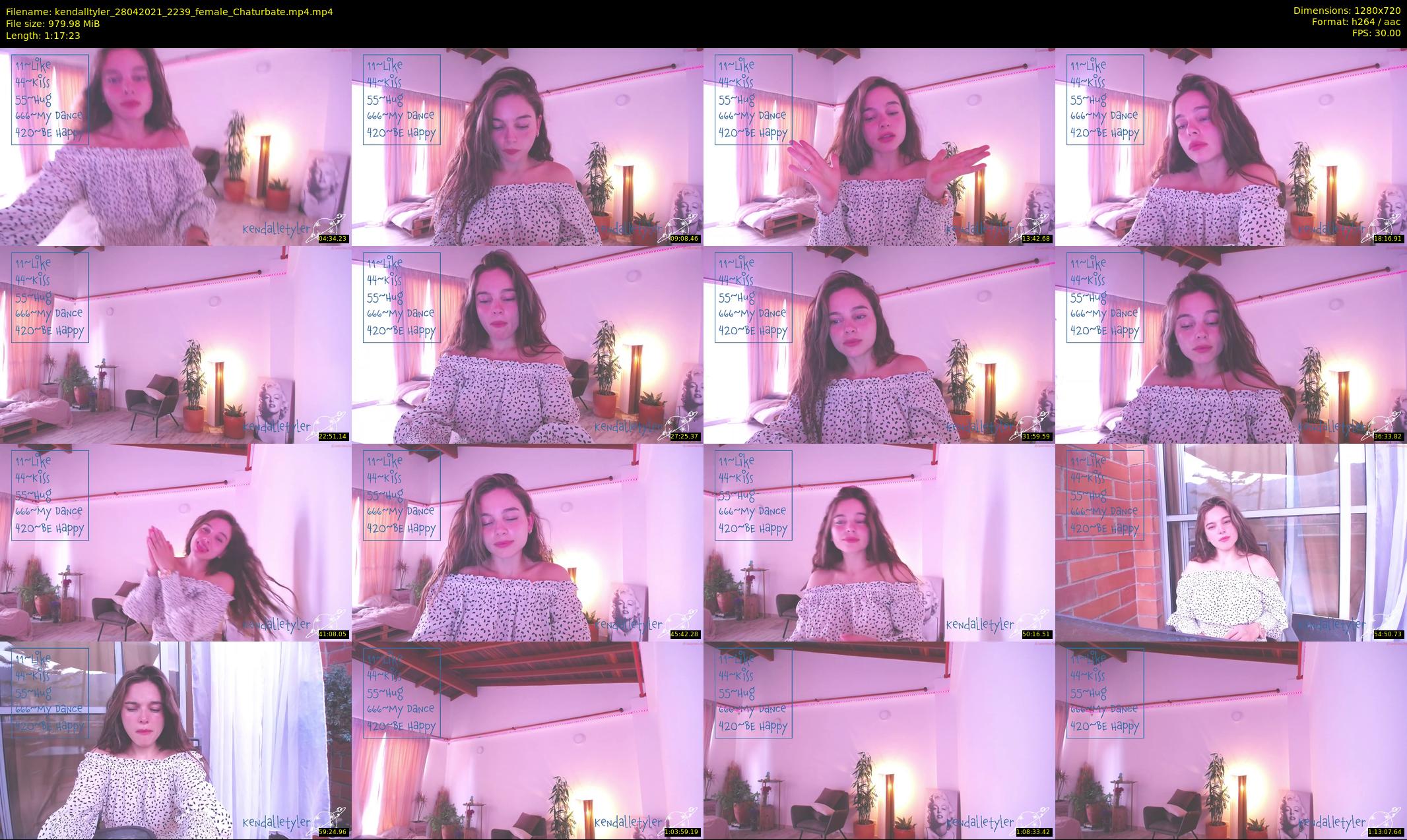 kendalltyler — 78 minute Chaturbate female cam show recording, 720p, Apr 28, 2021