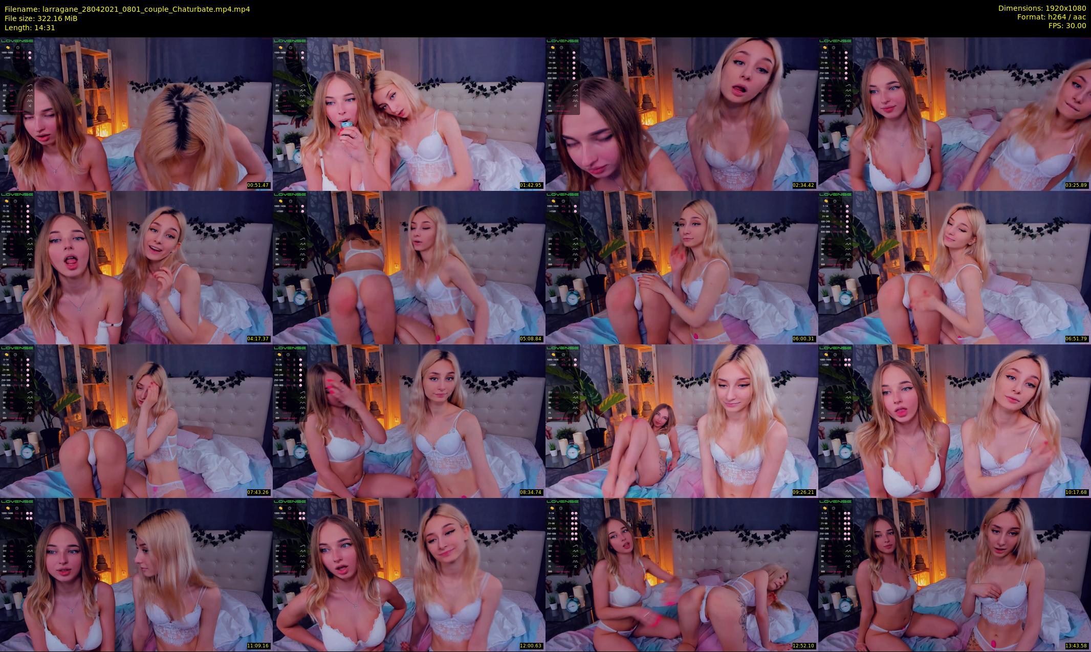 larragane — 15 minute Chaturbate couple cam show recording, 1080p, Apr 28, 2021