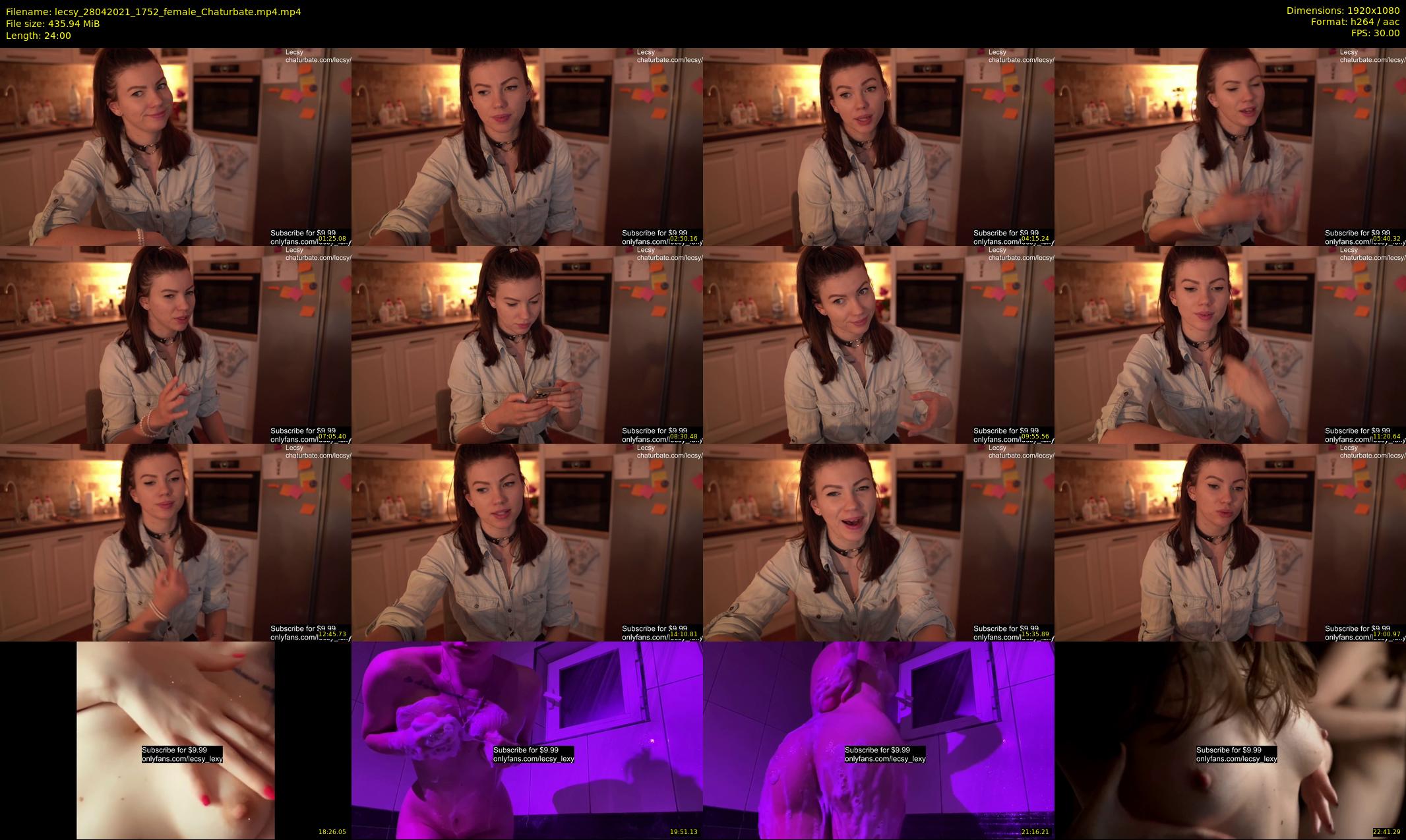 lecsy — 24 minute Chaturbate female cam show recording, 1080p, Apr 28, 2021