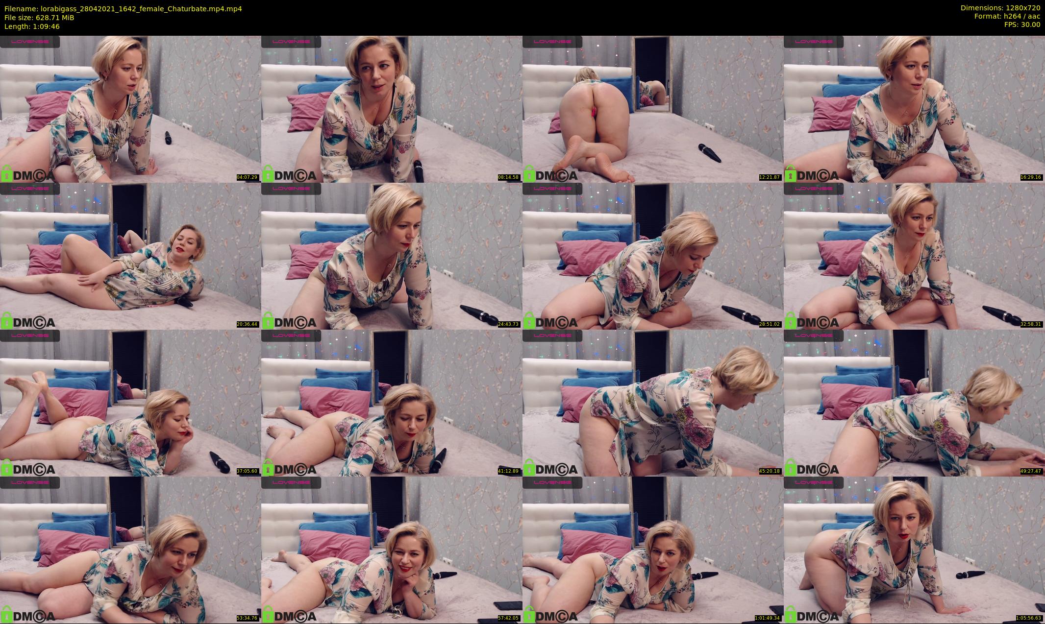 lorabigass — 70 minute Chaturbate female cam show recording, 720p, Apr 28, 2021