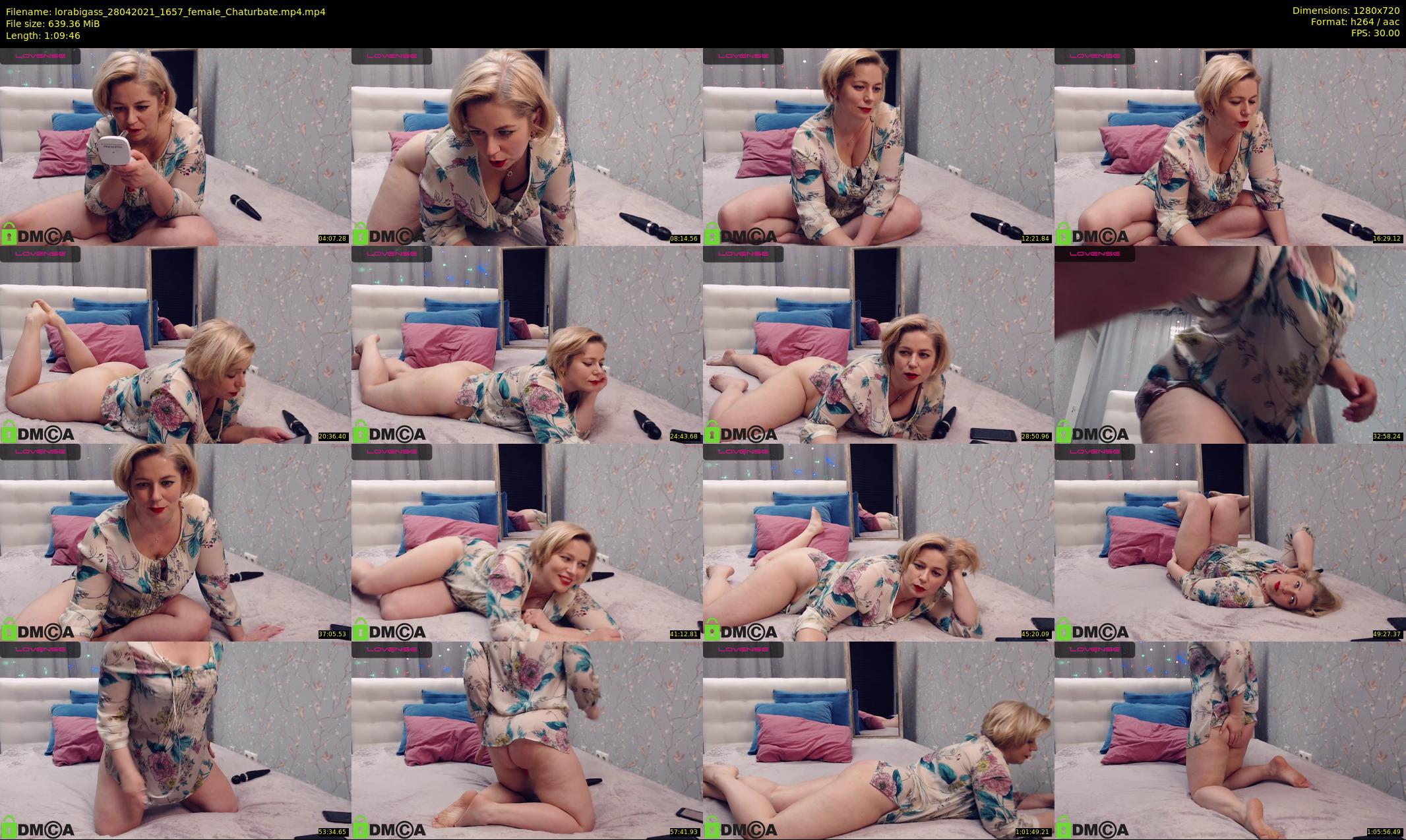 lorabigass — 70 minute Chaturbate female cam show recording, 720p, Apr 28, 2021