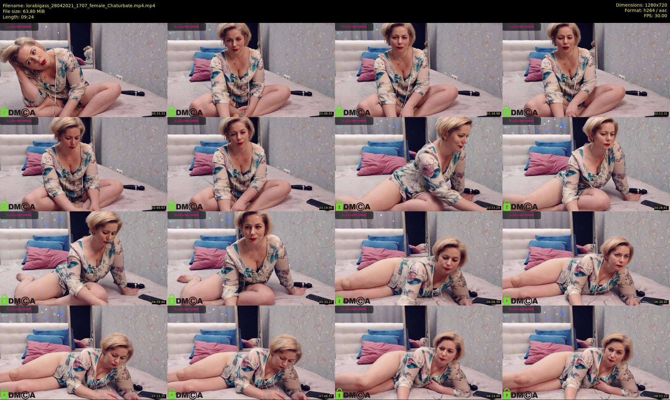 lorabigass — 10 minute Chaturbate female cam show recording, 720p, Apr 28, 2021