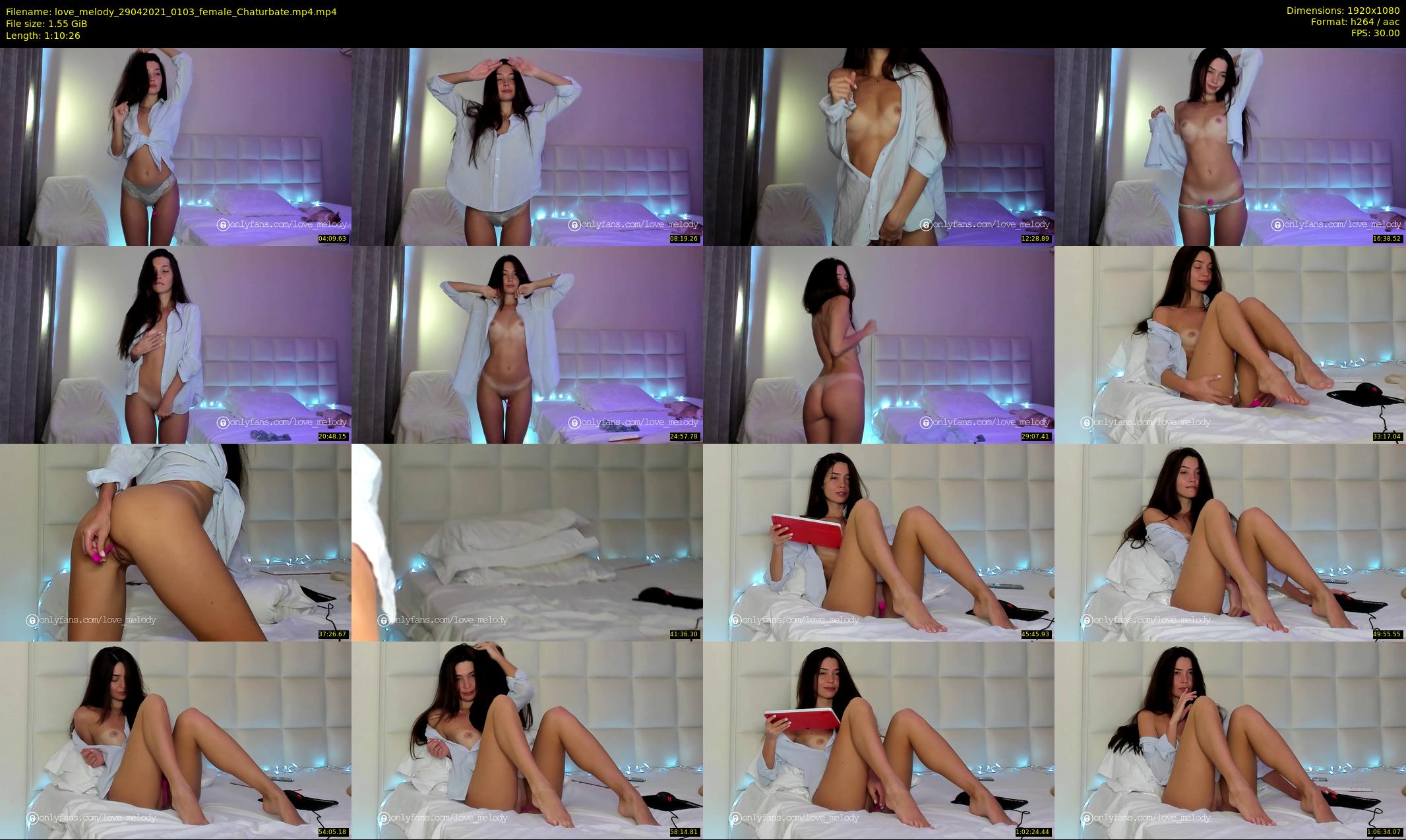 love_melody — 71 minute Chaturbate female cam show recording, 1080p, Apr 29, 2021