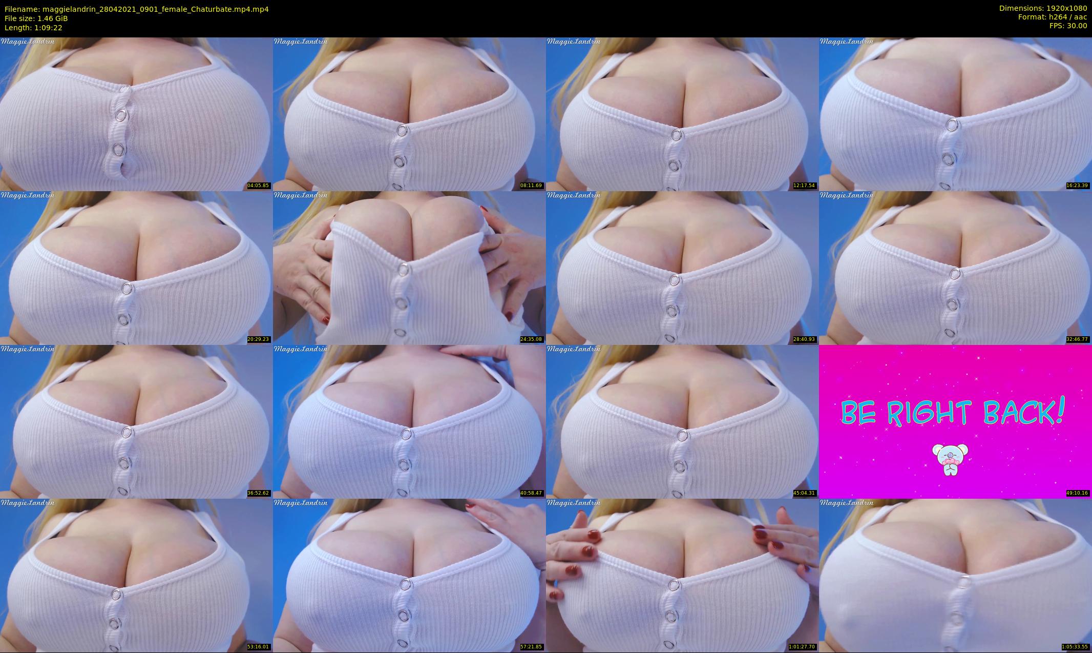 maggielandrin — 70 minute Chaturbate female cam show recording, 1080p, Apr 28, 2021