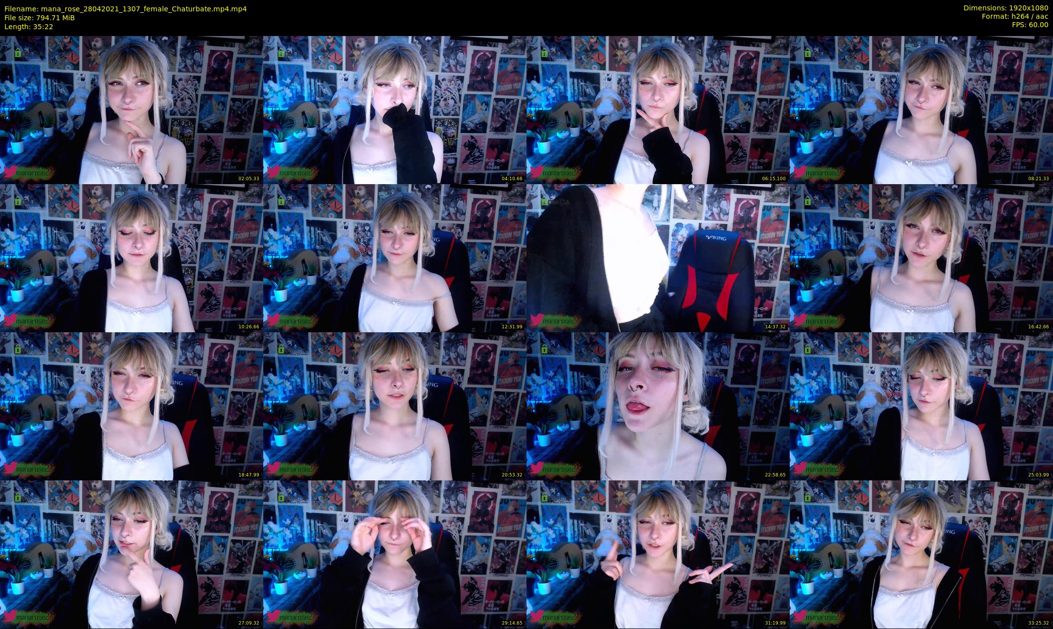 mana_rose — 36 minute Chaturbate female cam show recording, 1080p, Apr 28, 2021
