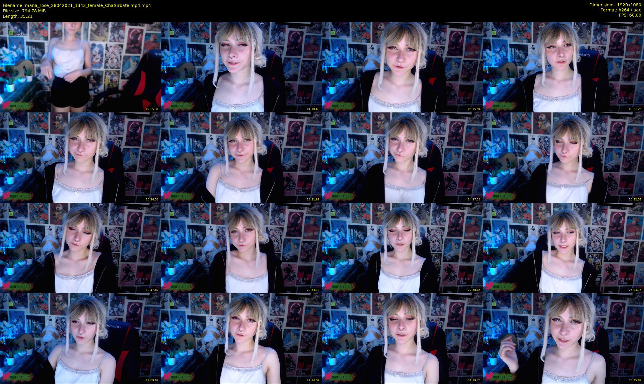 mana_rose — 36 minute Chaturbate female cam show recording, 1080p, Apr 28, 2021