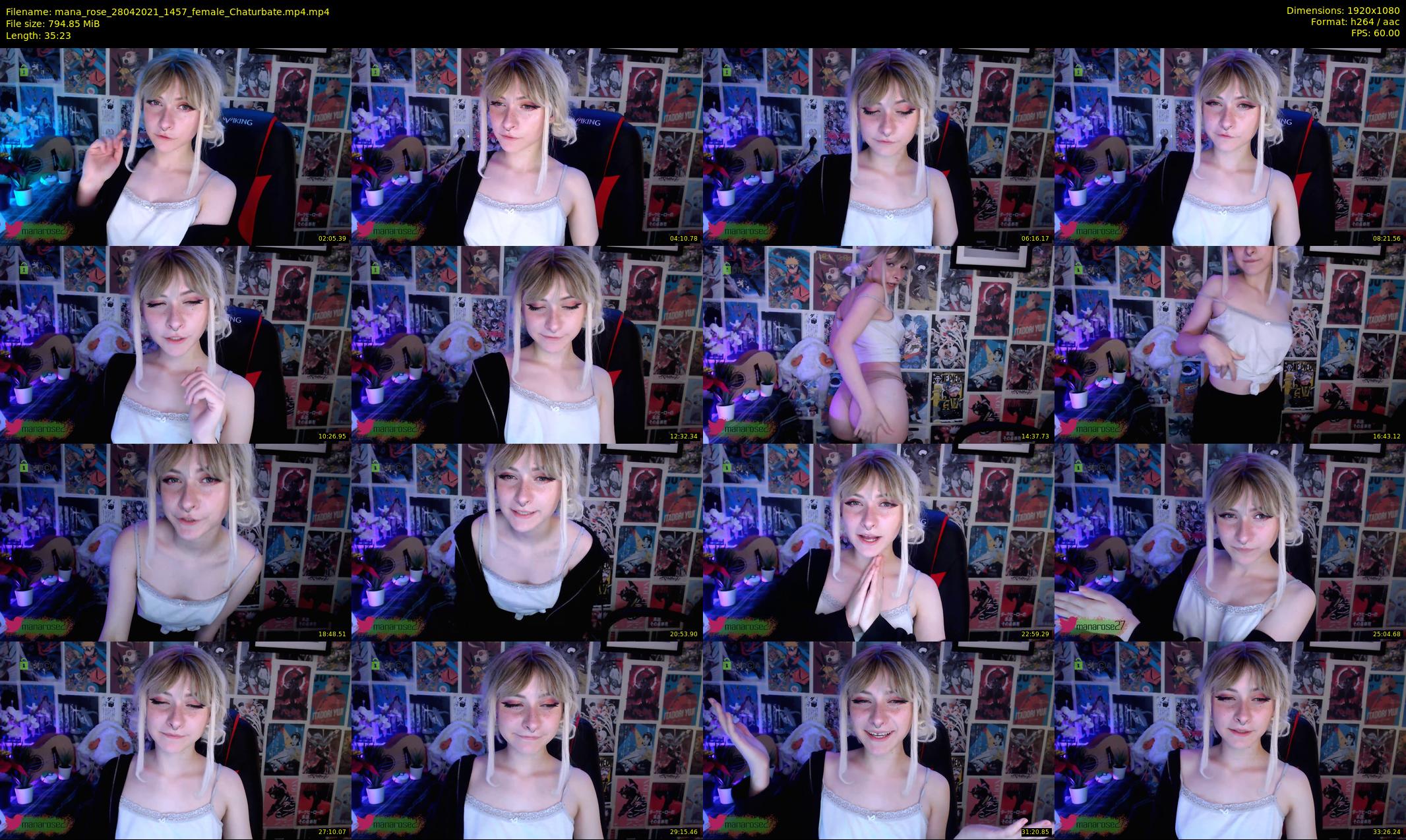 mana_rose — 36 minute Chaturbate female cam show recording, 1080p, Apr 28, 2021