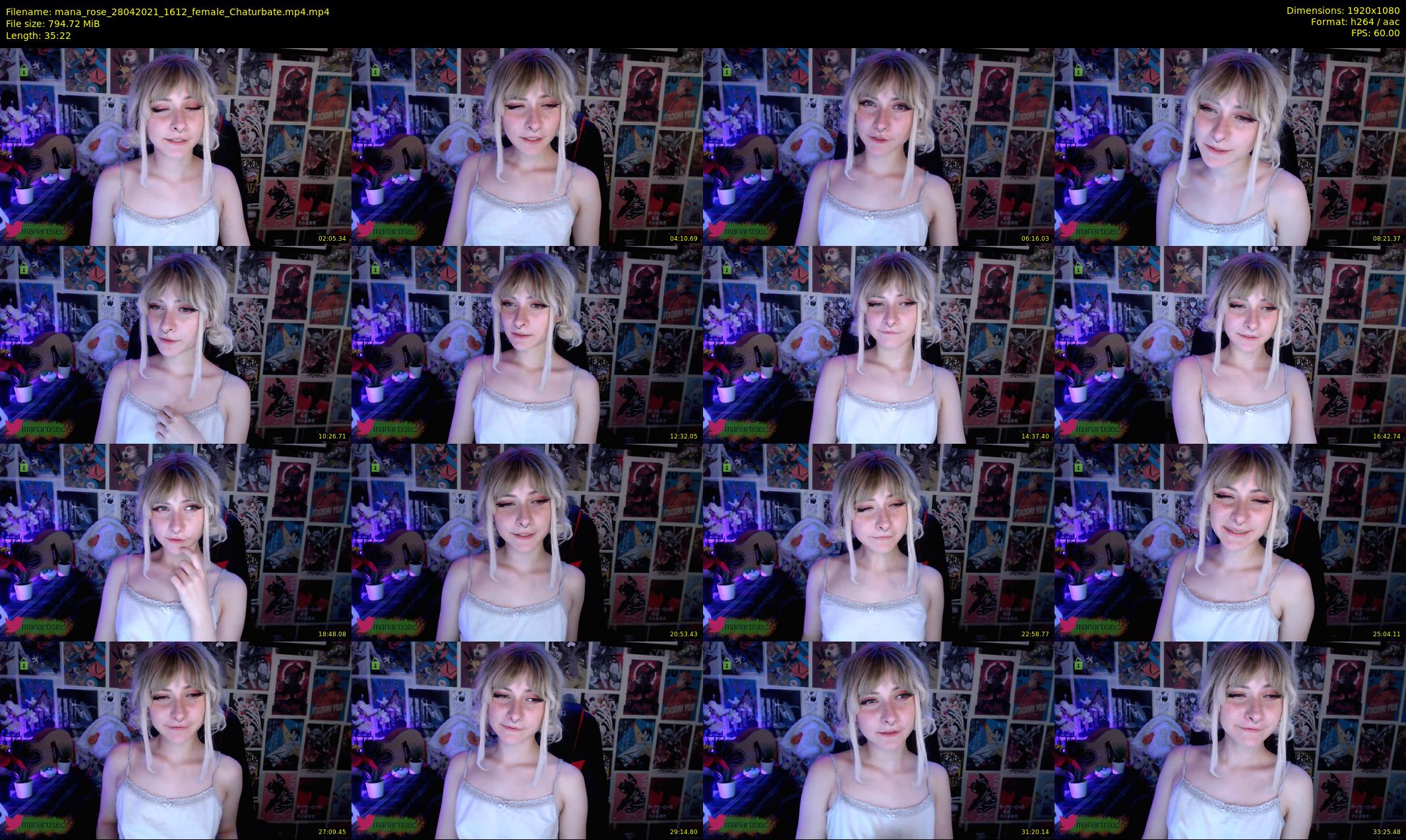 mana_rose — 36 minute Chaturbate female cam show recording, 1080p, Apr 28, 2021
