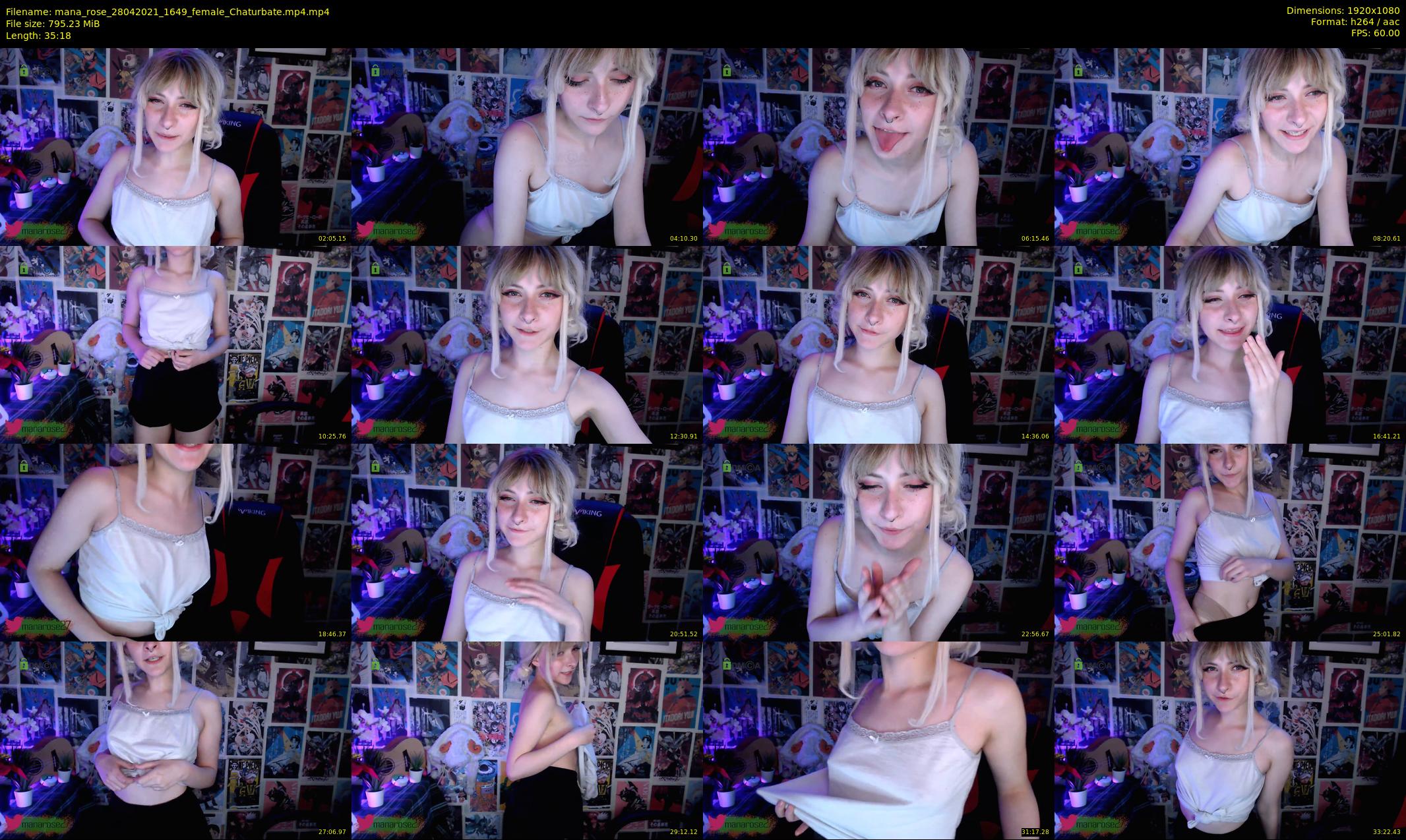 mana_rose — 36 minute Chaturbate female cam show recording, 1080p, Apr 28, 2021