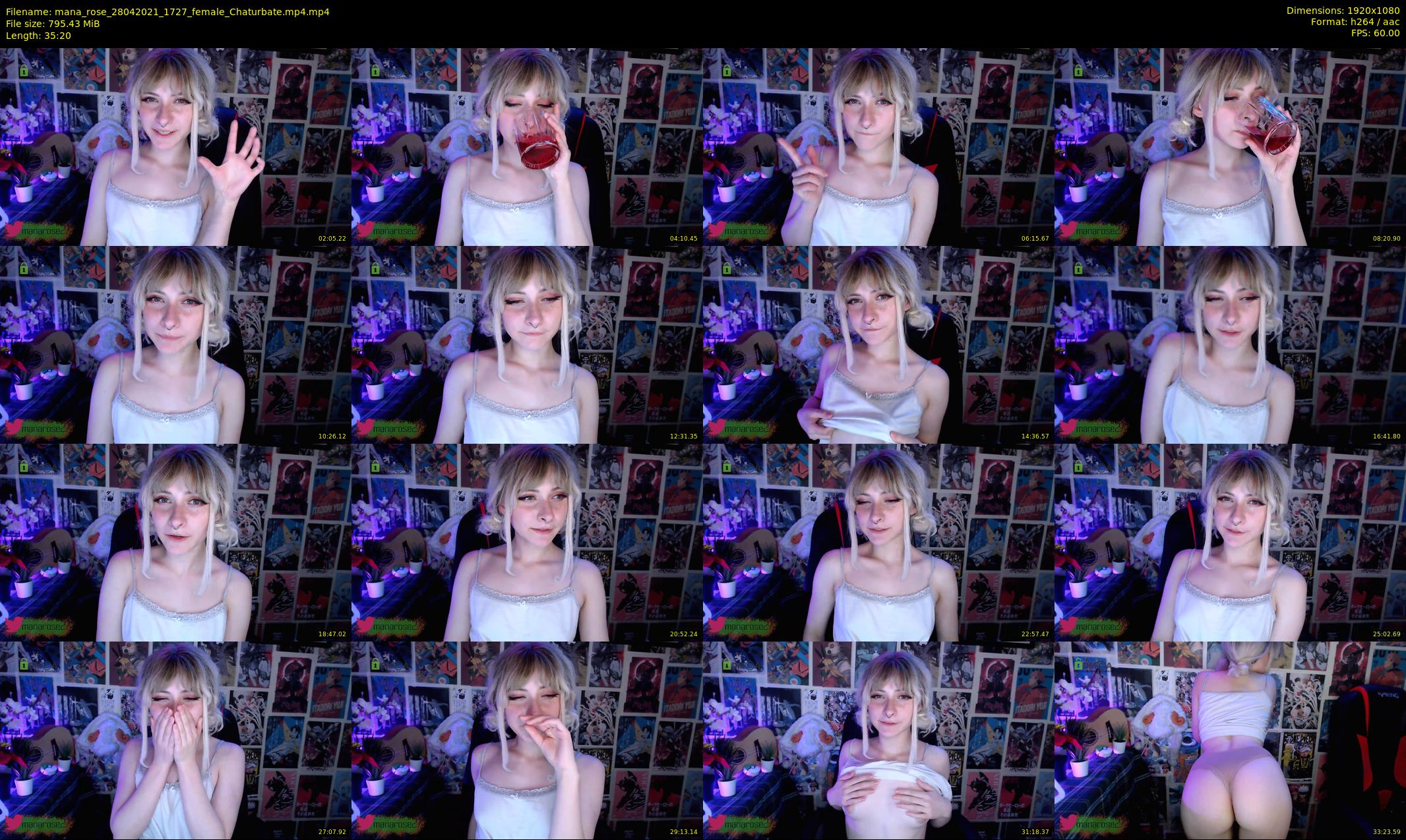 mana_rose — 36 minute Chaturbate female cam show recording, 1080p, Apr 28, 2021