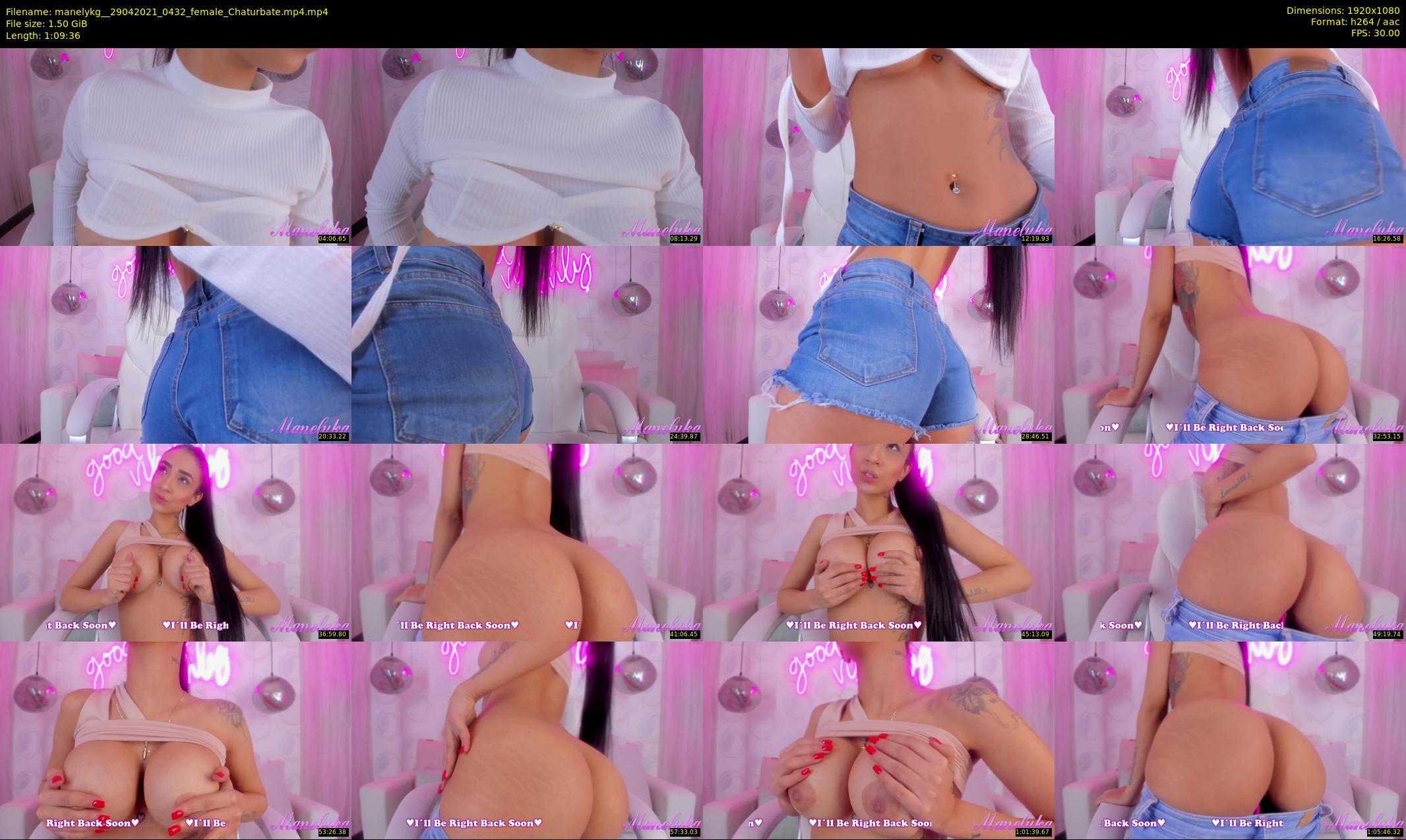 manelykg_ — 70 minute Chaturbate female cam show recording, 1080p, Apr 29, 2021