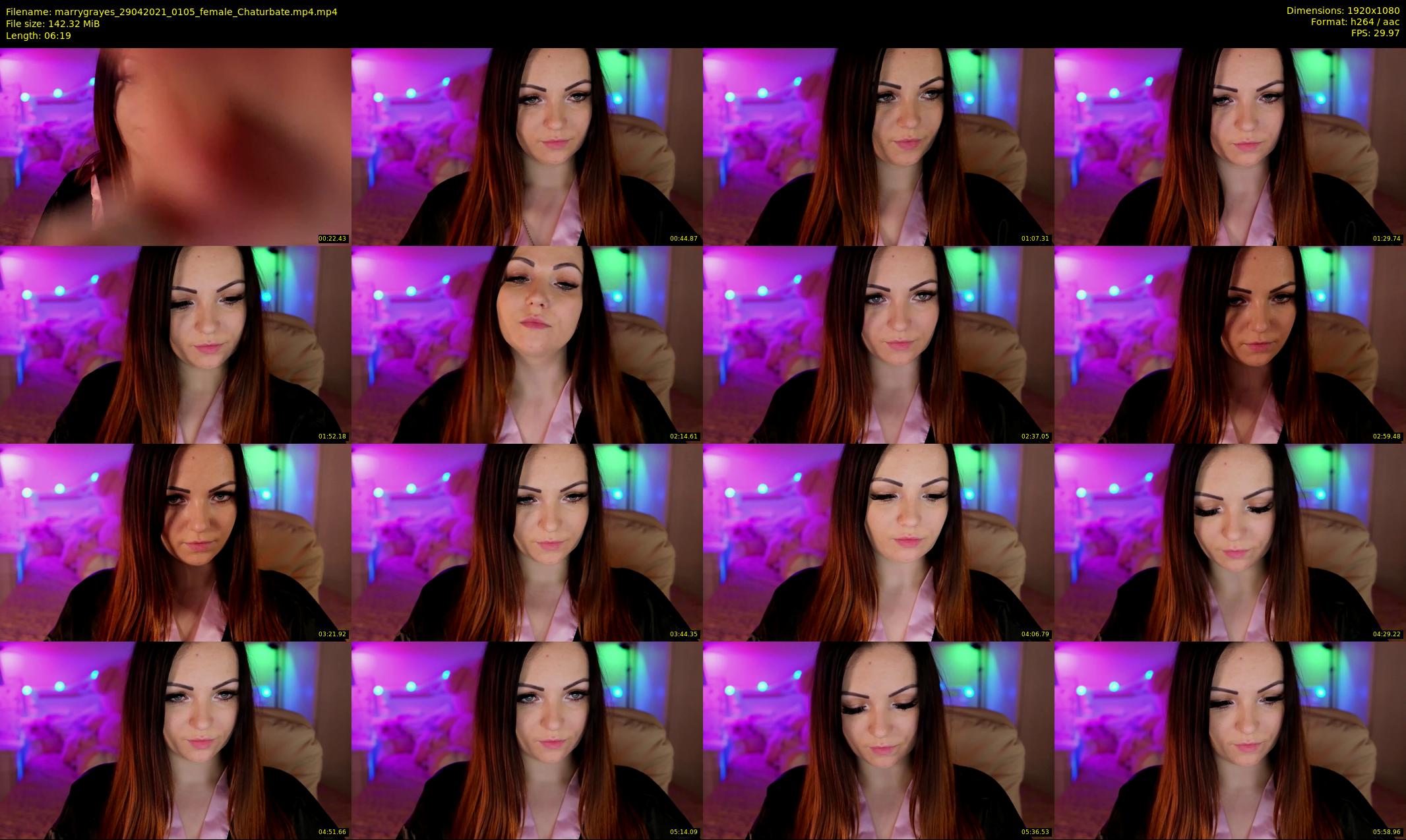 marrygrayes — 7 minute Chaturbate female cam show recording, 1080p, Apr 29, 2021