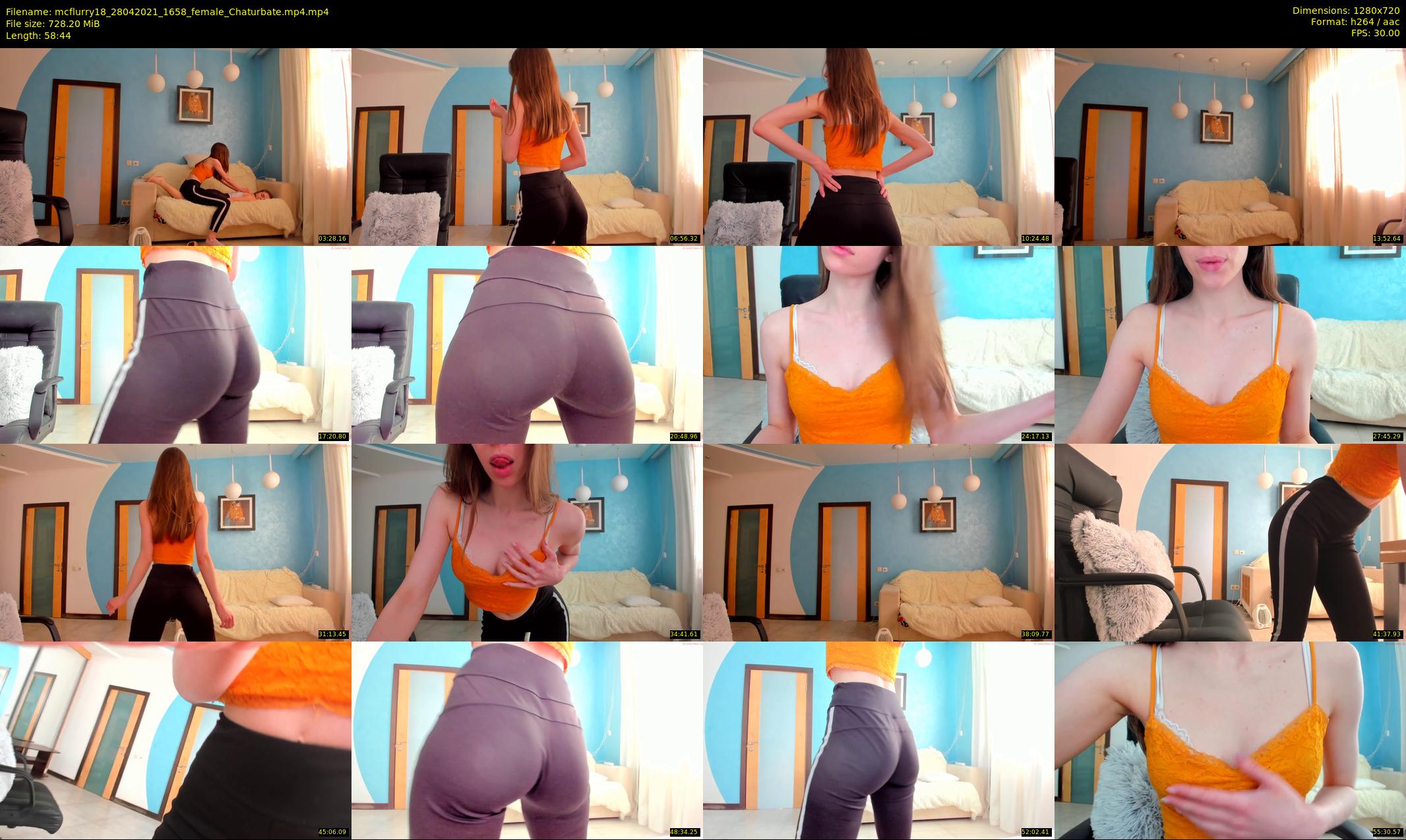 mcflurry18 — 59 minute Chaturbate female cam show recording, 720p, Apr 28, 2021
