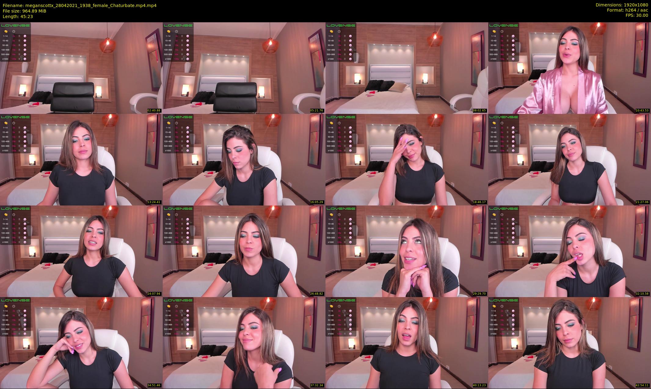 meganscottx — 46 minute Chaturbate female cam show recording, 1080p, Apr 28, 2021