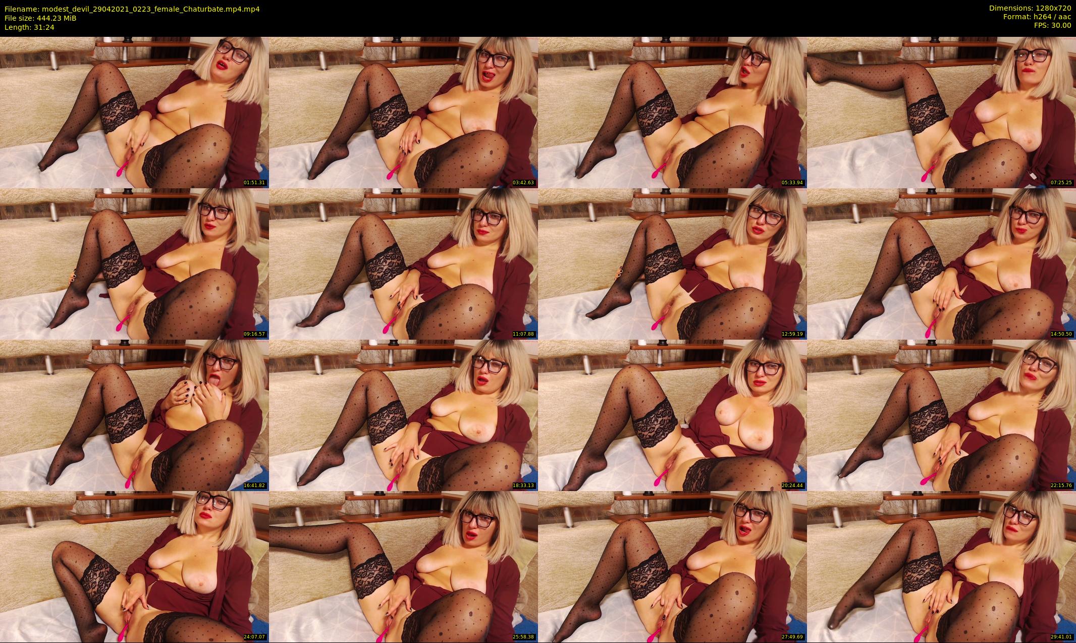 modest_devil — 32 minute Chaturbate female cam show recording, 720p, Apr 29, 2021