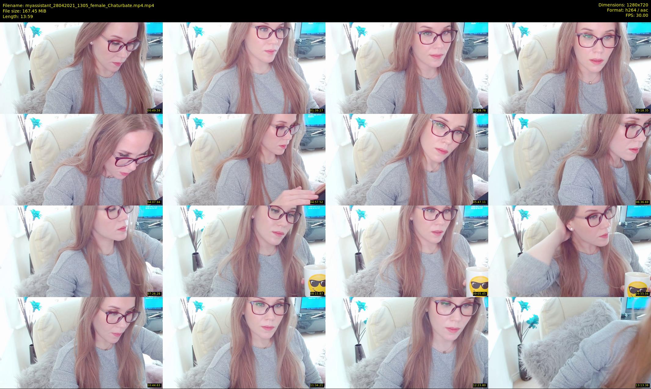 myassistant — 14 minute Chaturbate female cam show recording, 720p, Apr 28, 2021