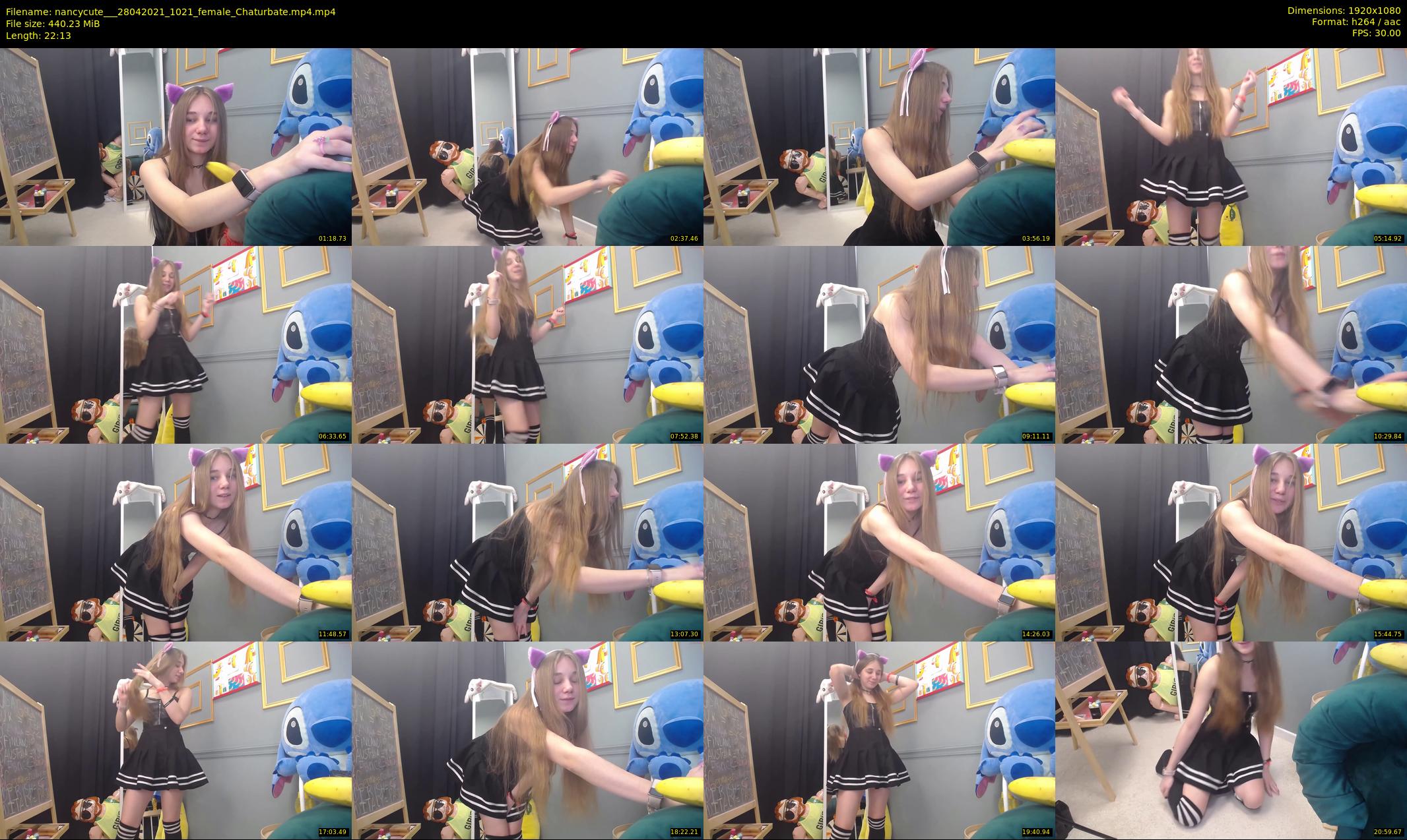 nancycute__ — 23 minute Chaturbate female cam show recording, 1080p, Apr 28, 2021