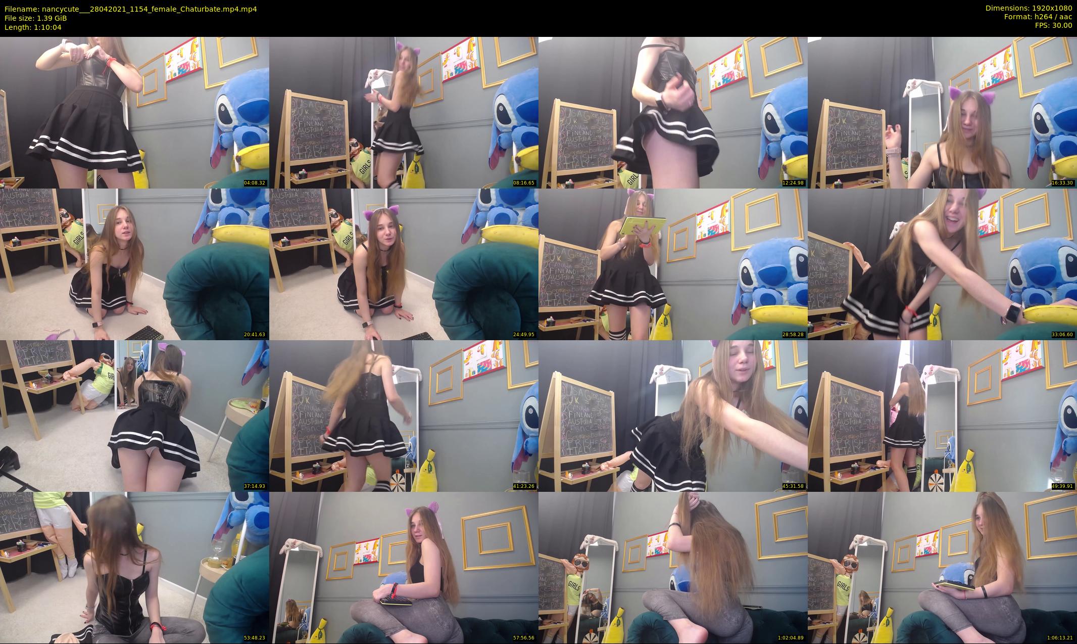 nancycute__ — 71 minute Chaturbate female cam show recording, 1080p, Apr 28, 2021
