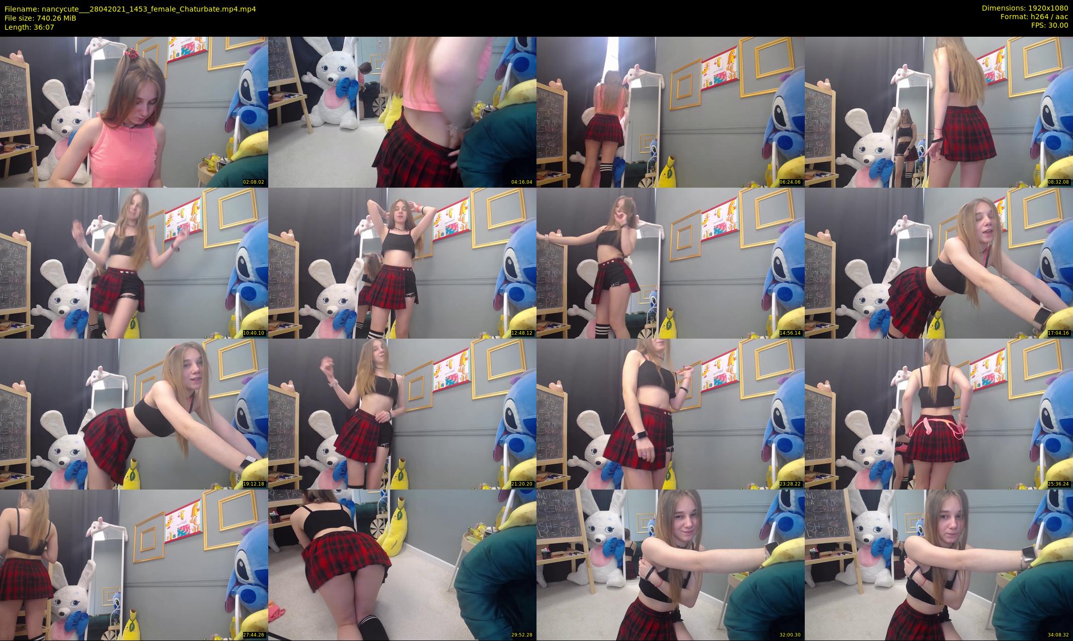 nancycute__ — 37 minute Chaturbate female cam show recording, 1080p, Apr 28, 2021