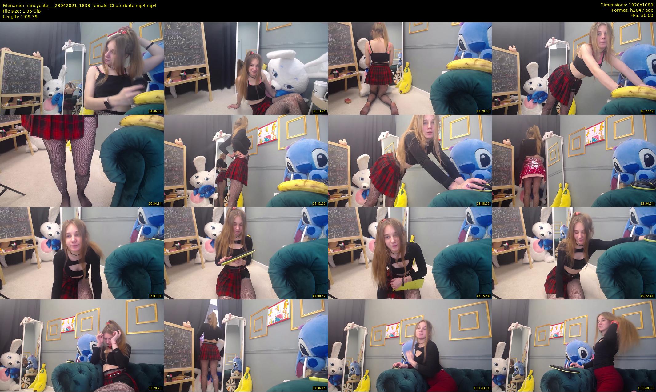 nancycute__ — 70 minute Chaturbate female cam show recording, 1080p, Apr 28, 2021